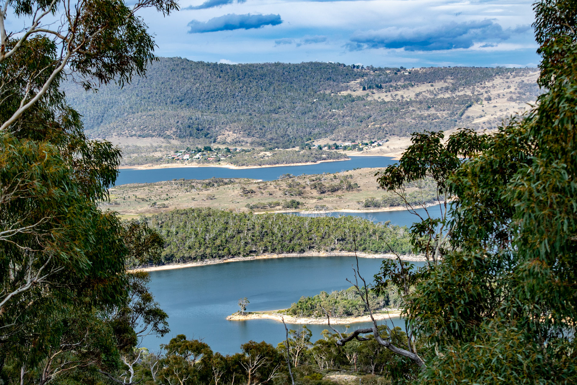 Jindabyne Lake from above
