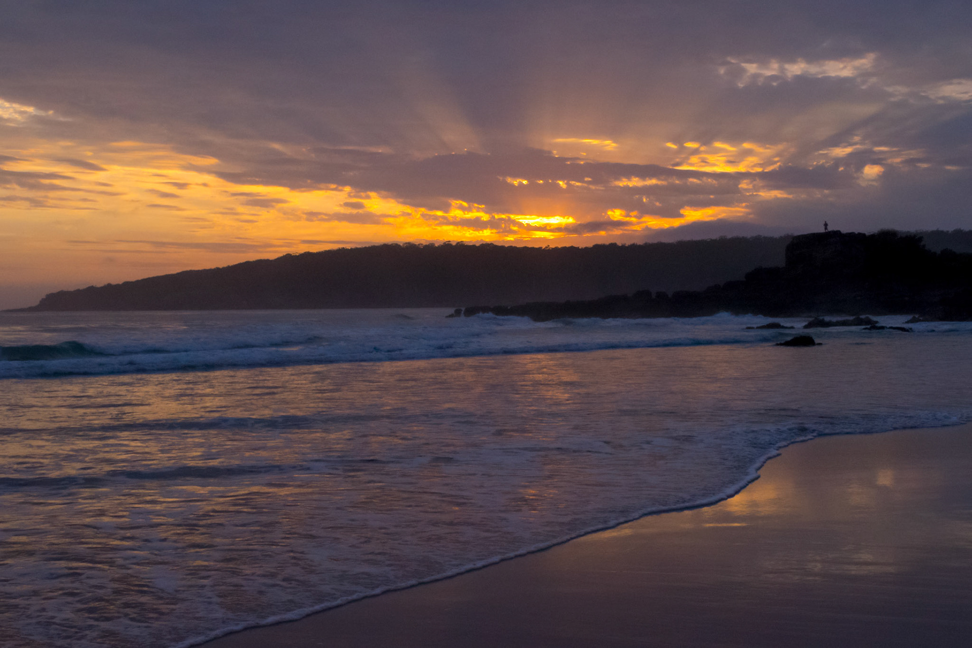 Sunrise over Pambula Beach 