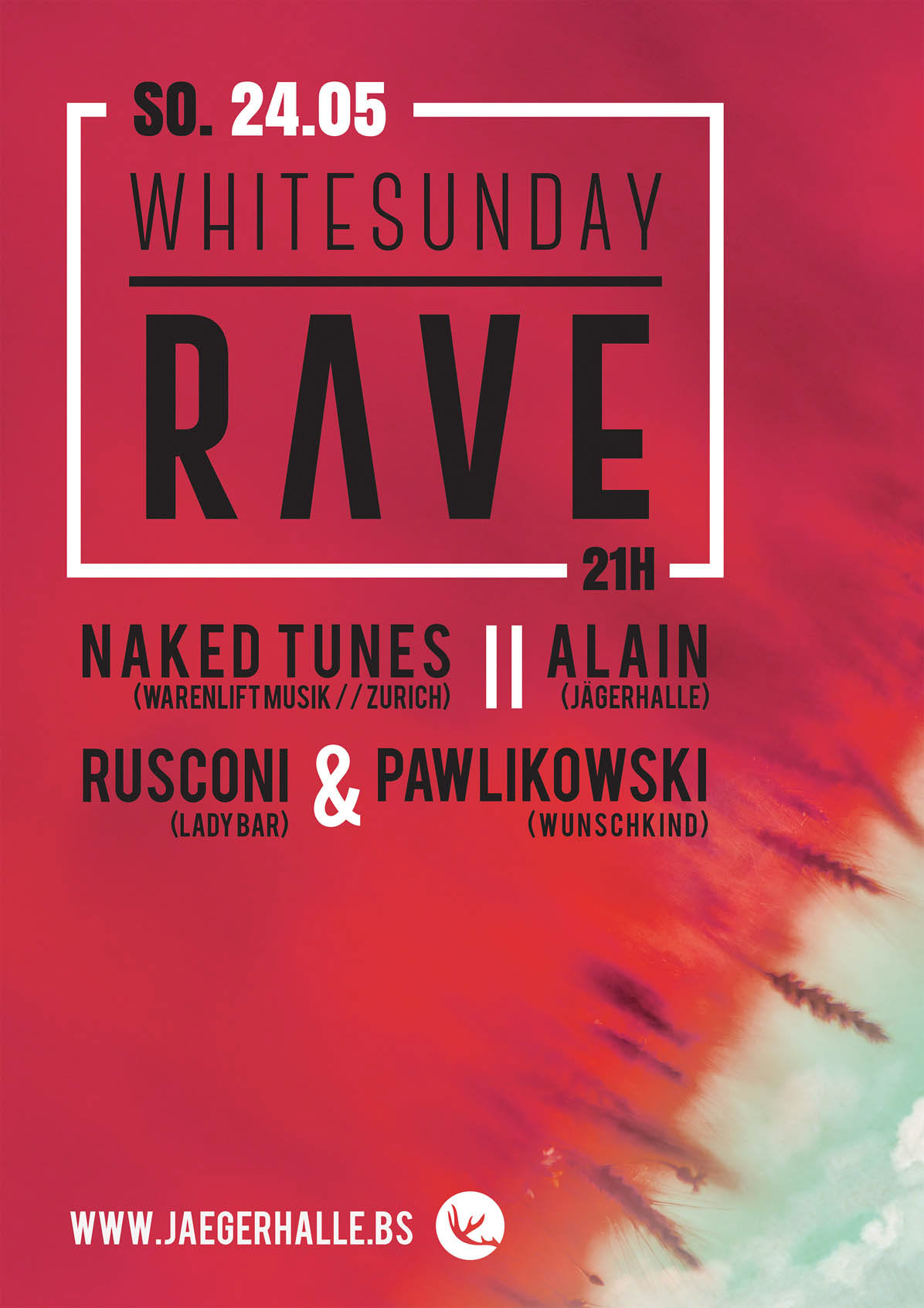 Poster - White sunday rave