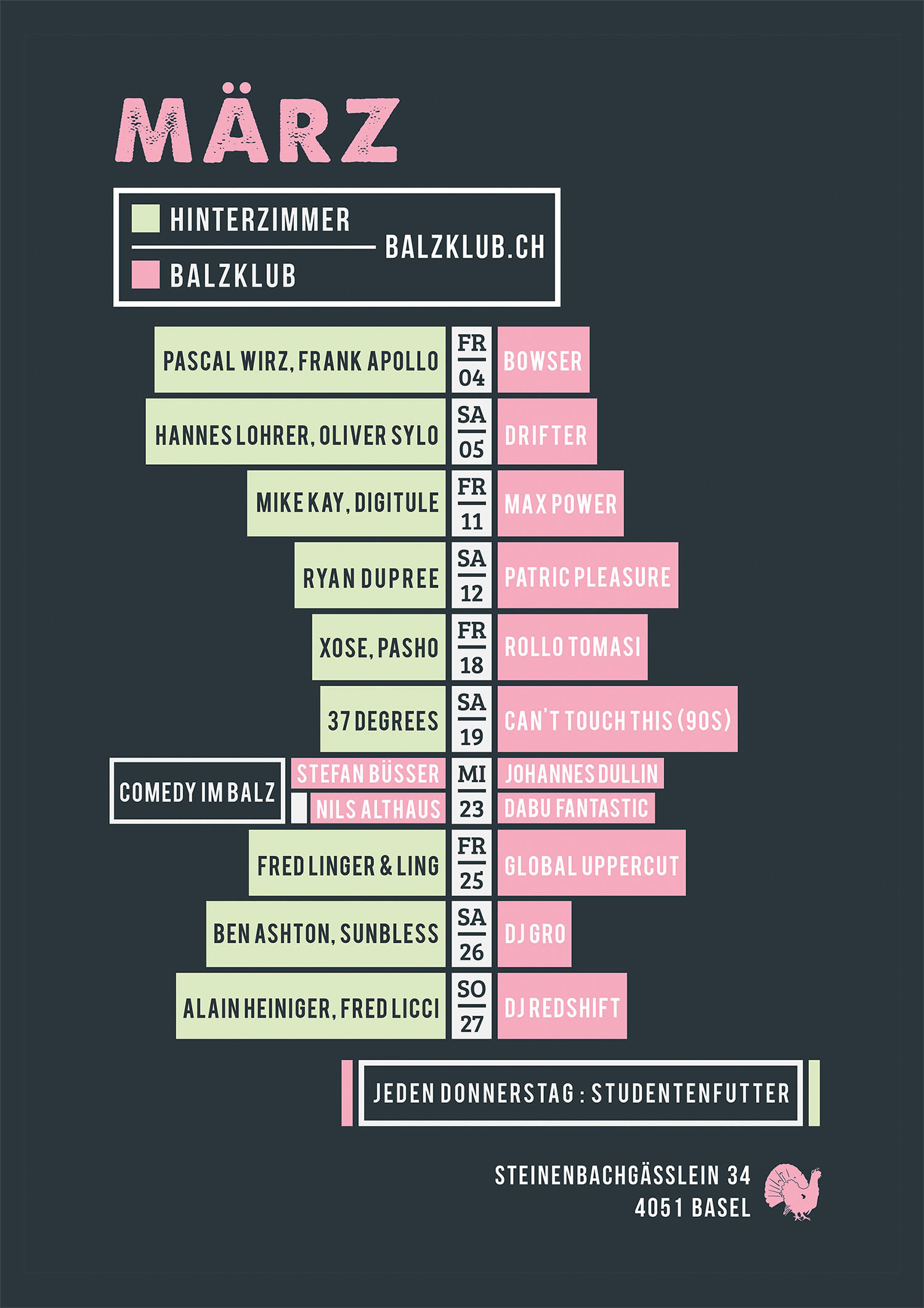 Poster- Monthly Program