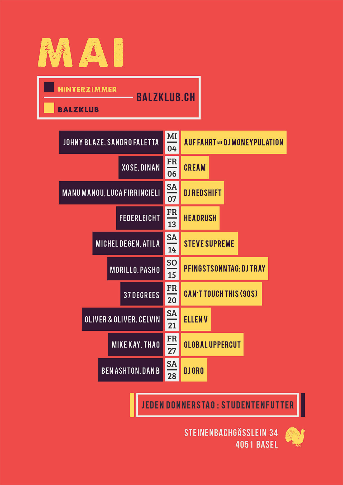 Poster- Monthly Program