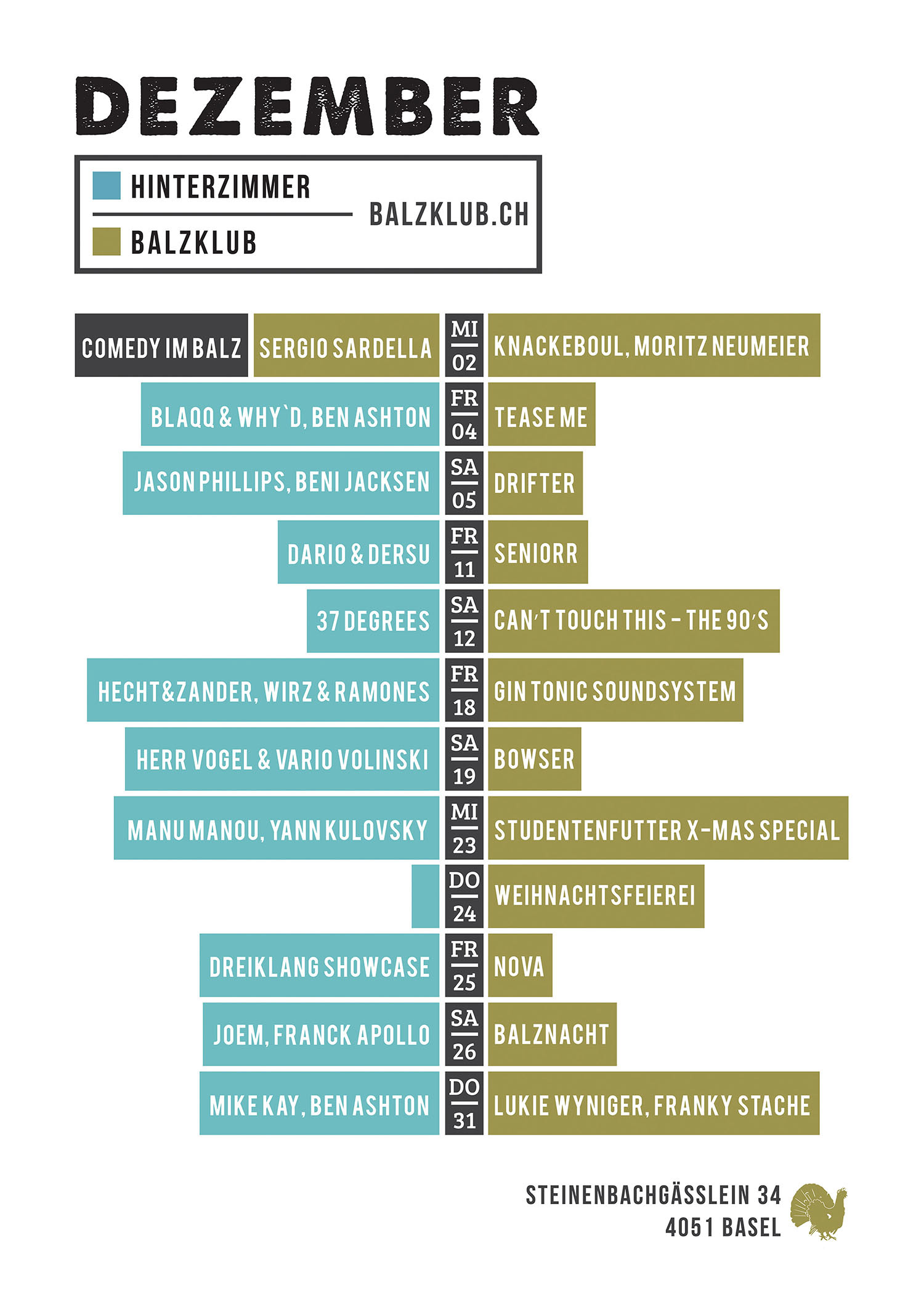 Poster- Monthly Program