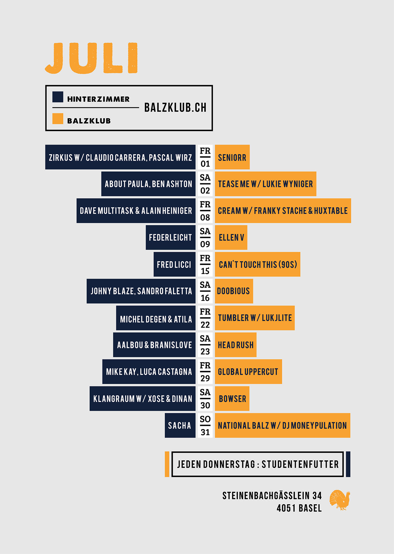 Poster- Monthly Program