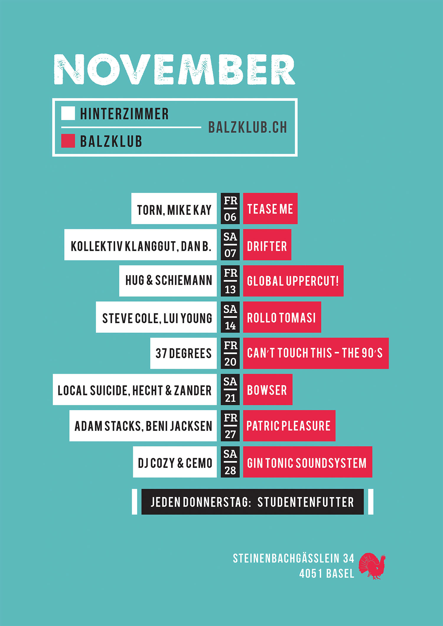 Poster- Monthly Program