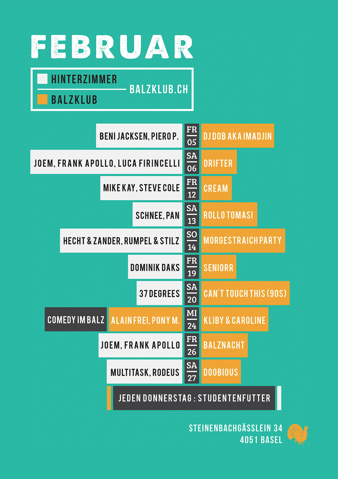 Poster- Monthly Program