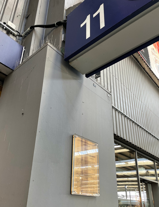 Gleis 11 am Hauptbahnhof München