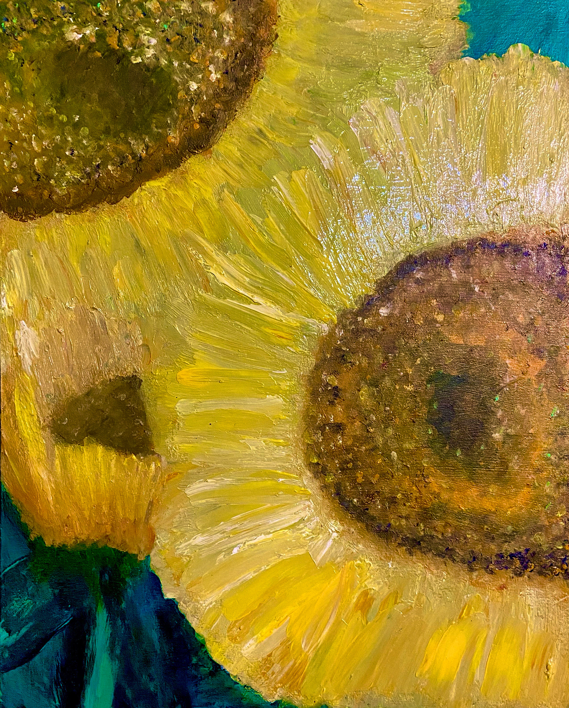Sunday Sunflowers, 16x20