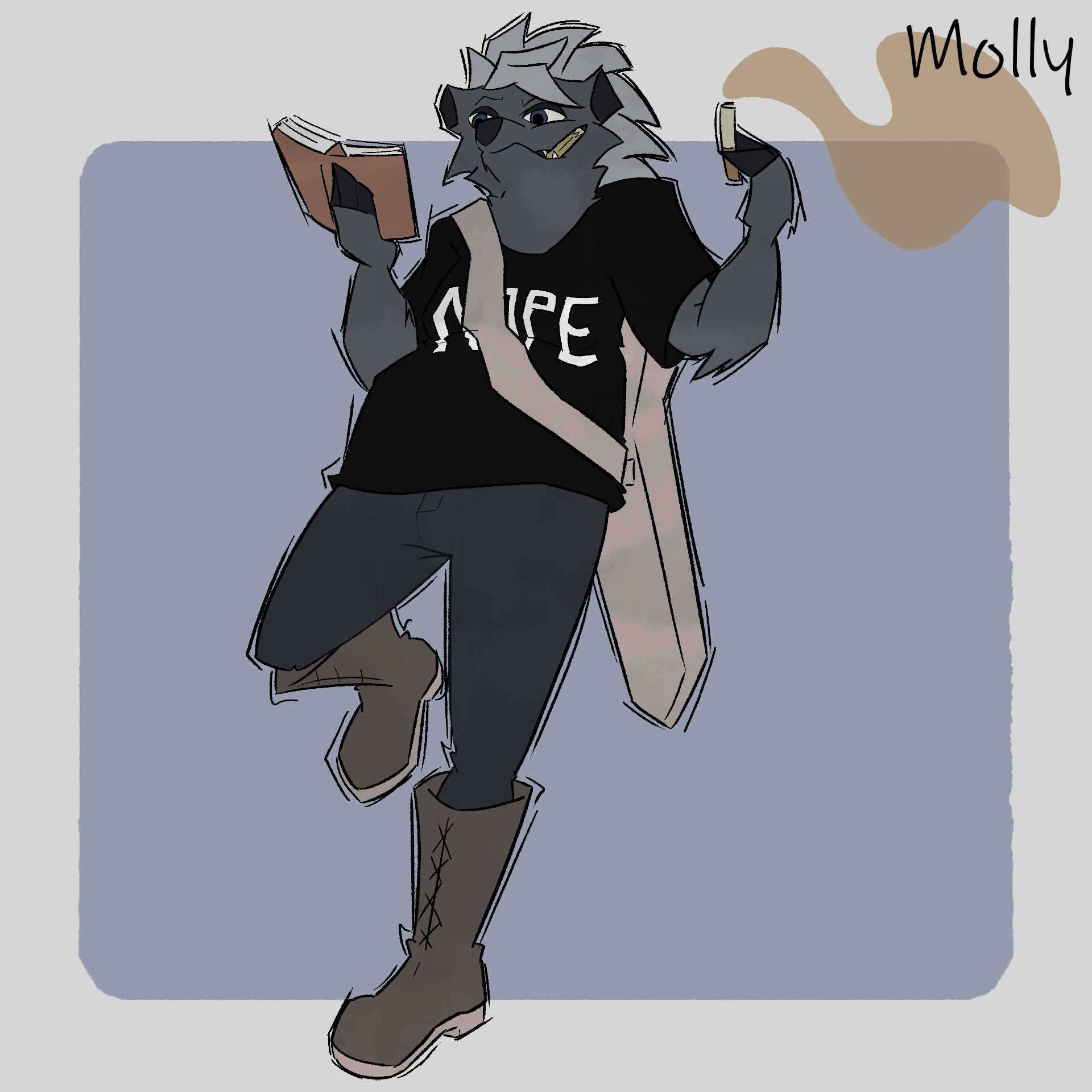 Molly, the blunt bassist. (2021)