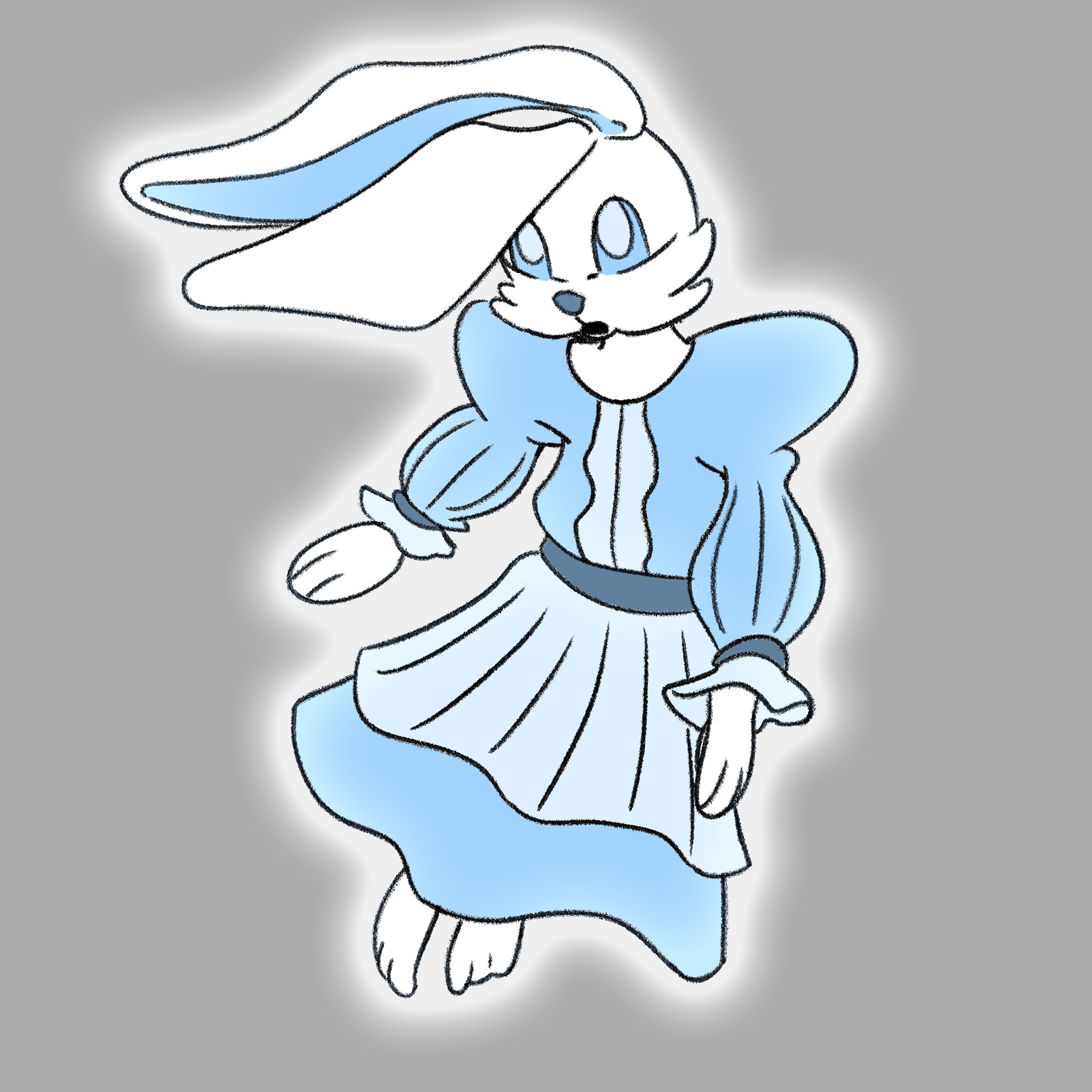 Character Design from an animated concept called "Shh! There's a Ghost in the Library!"