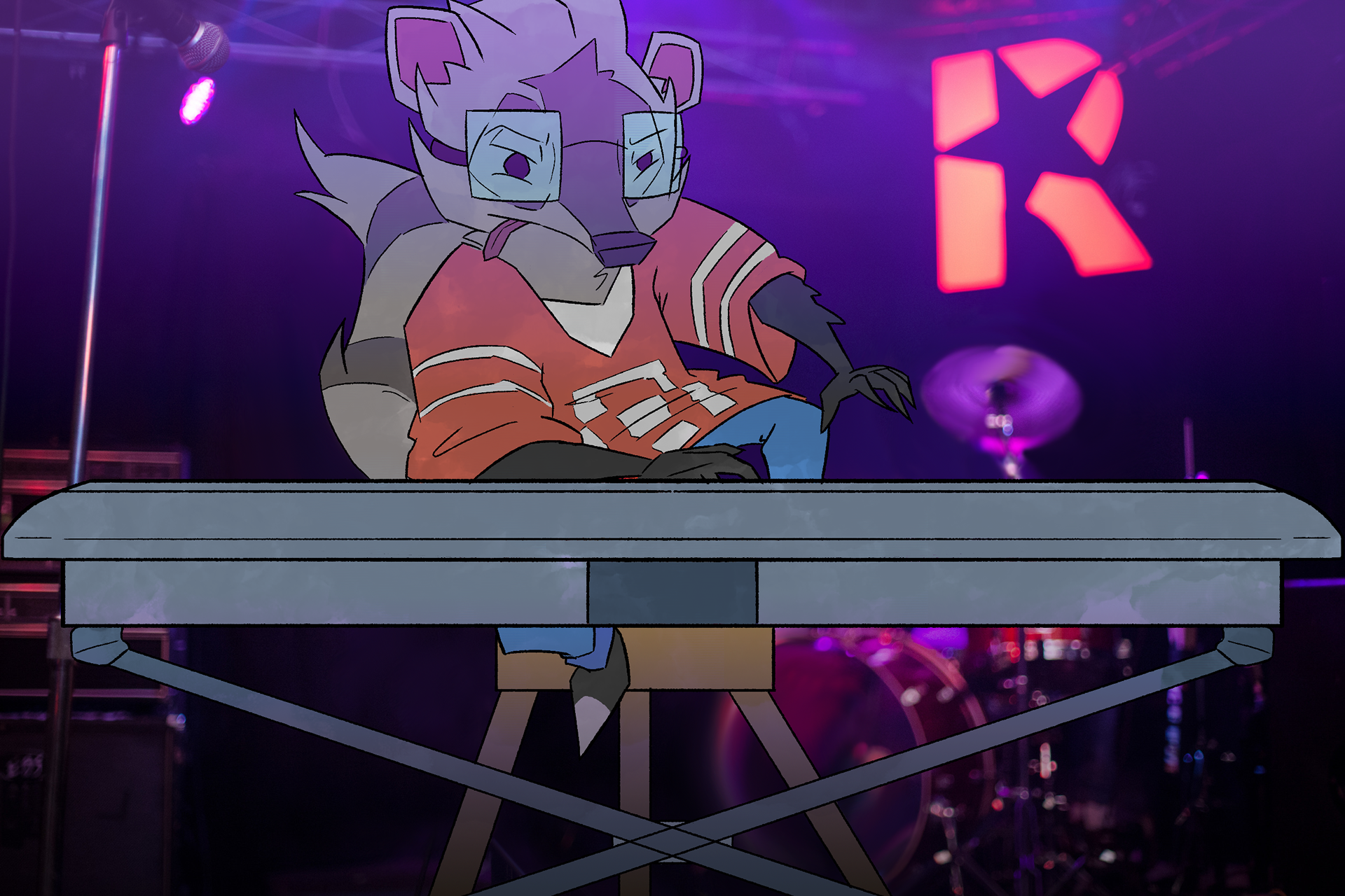 Paint overs, featuring the band "Good Talk." (2021)