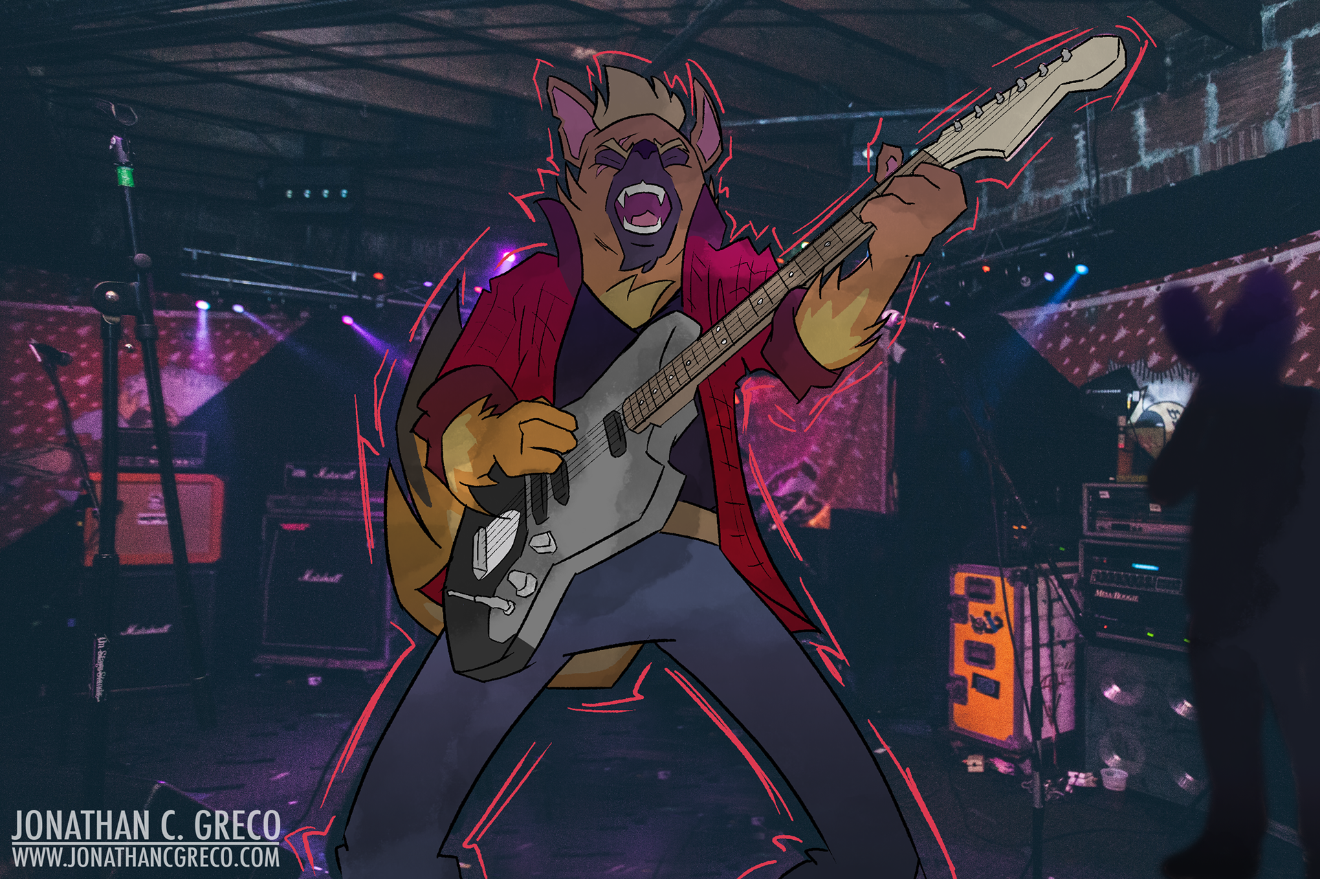 Paint overs, featuring the band "Good Talk." (2021)