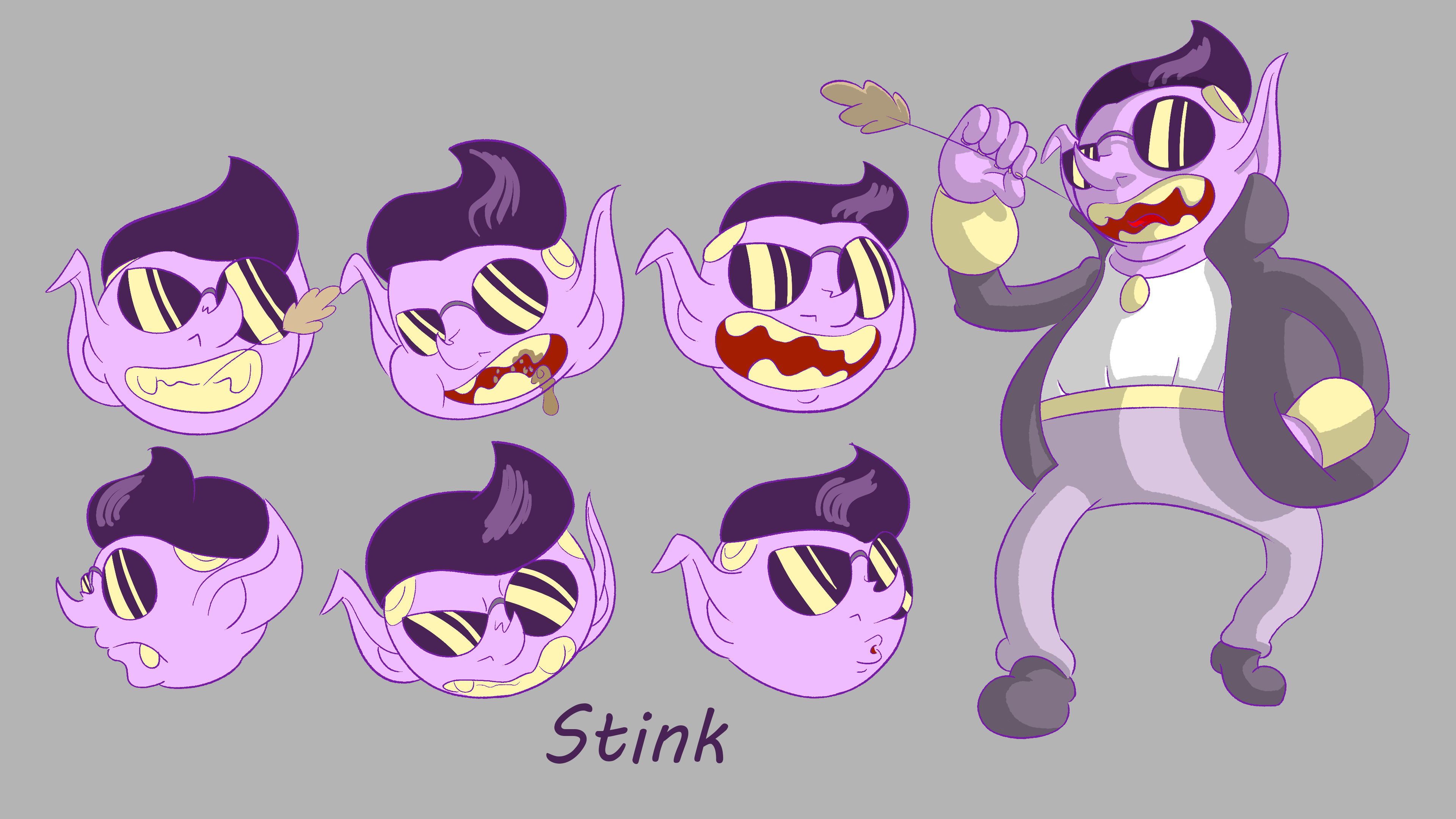 Stink, grimy leader of the goblin gang that causes mischief in Fardeep and Highwater. (2021)
