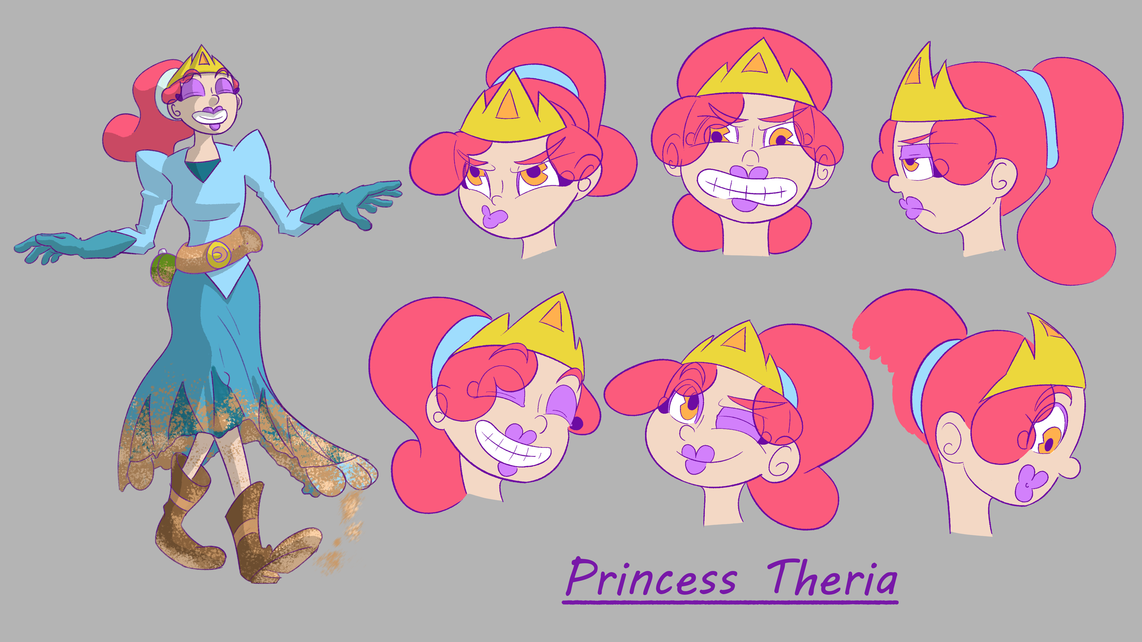 Princess Theria, heir to the throne of the kingdom of Highwater and friend to Egg and Sack. (2021)