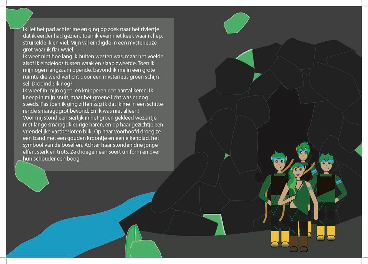 Illustratie bij een verhaal