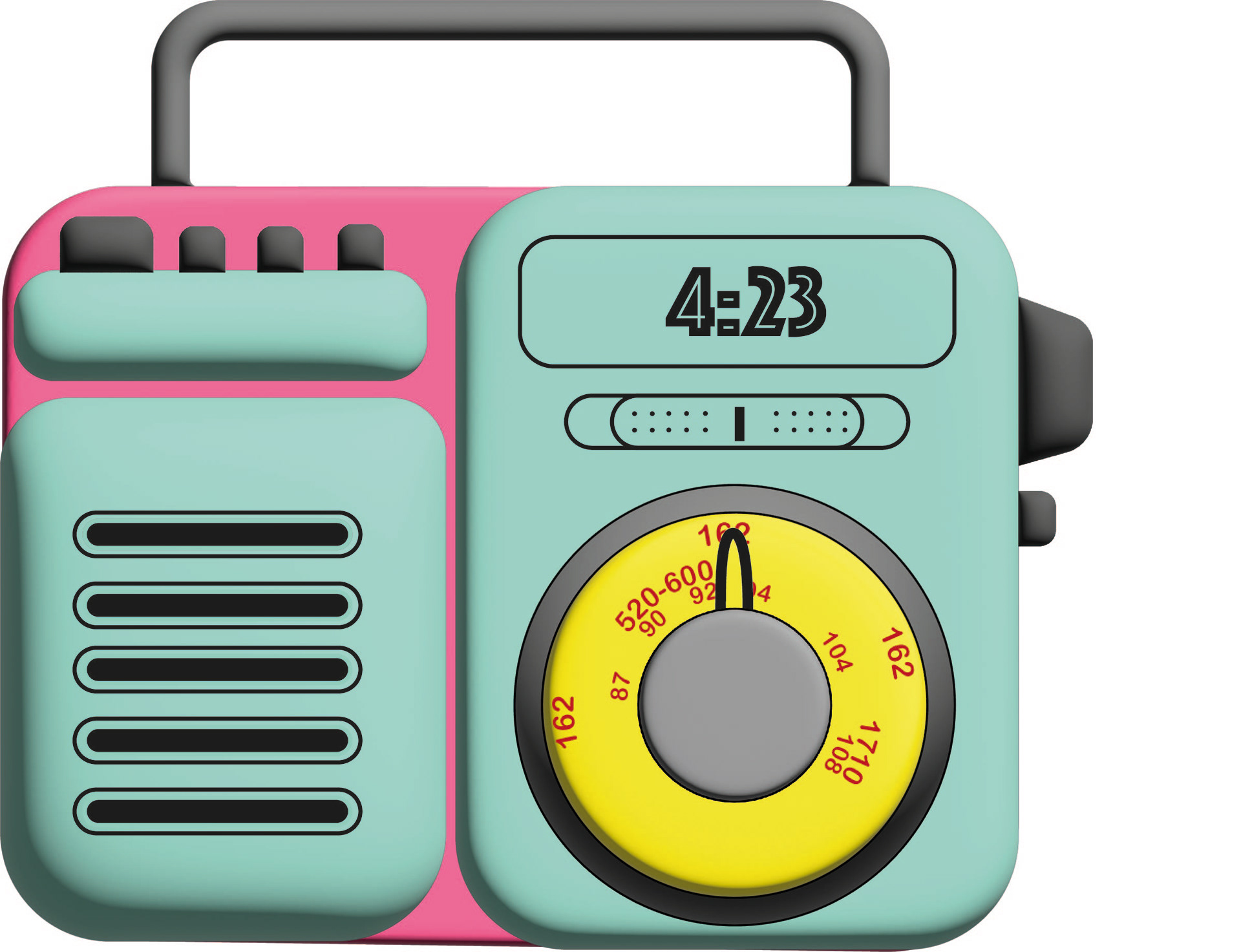 Een retro radio maken d.m.v de pentool