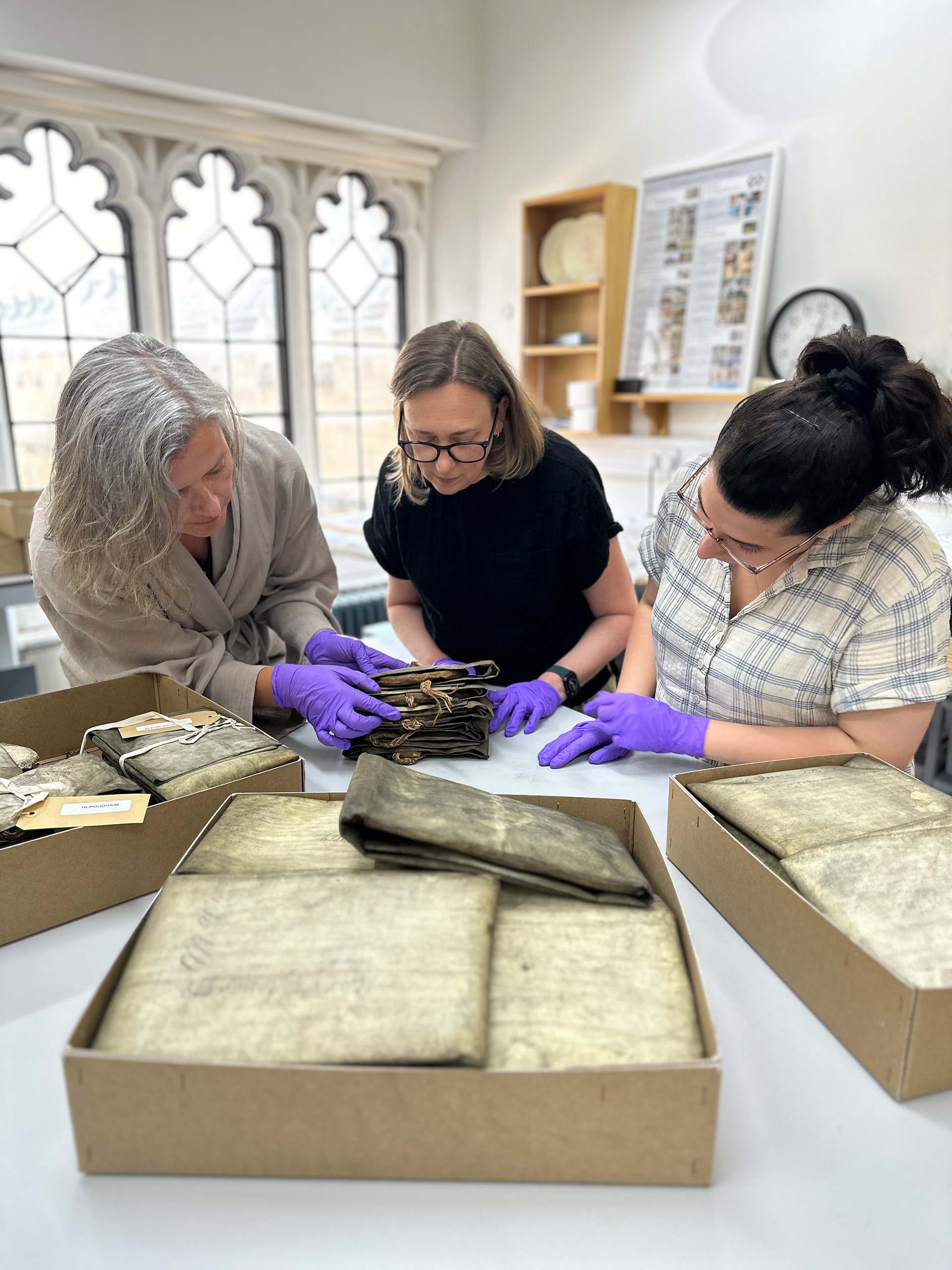 Condition Assessment of archival material. © Wyszomirska-Noga
