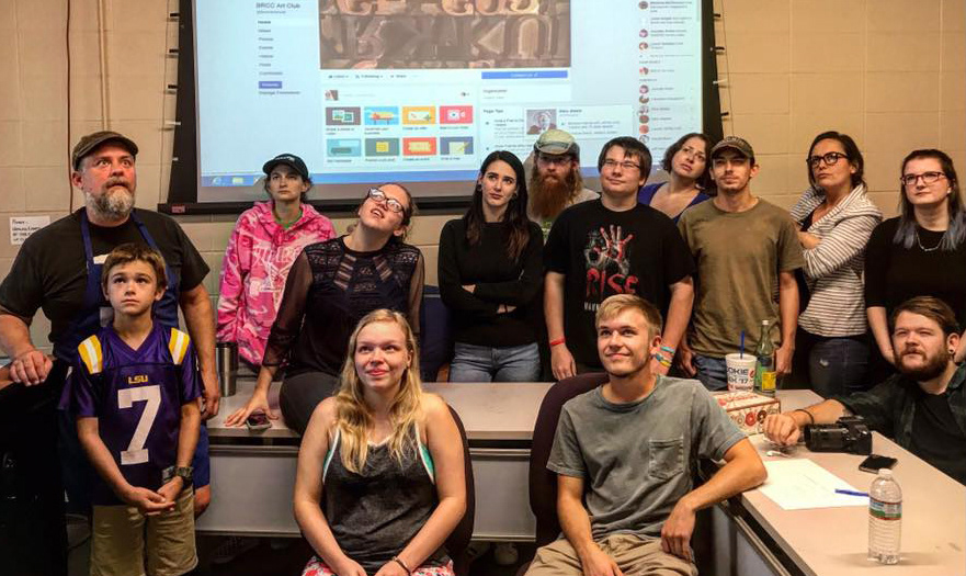 BRCC Art Club Meeting, 2016