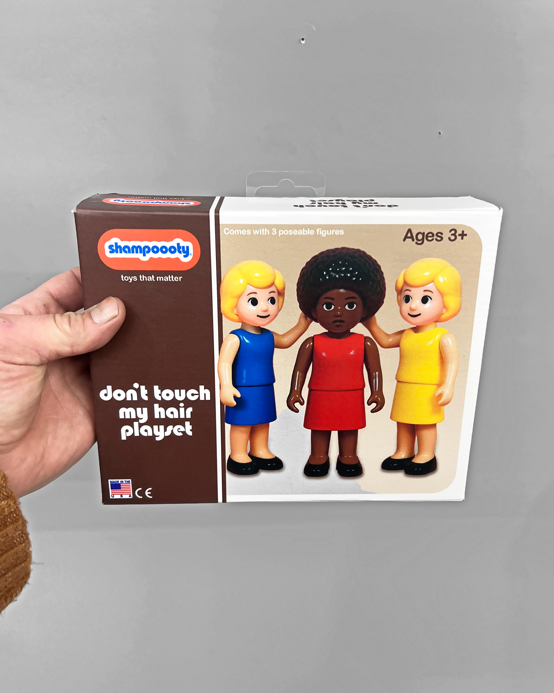 Done't Touch My Hair Playset 8 X 5 x 2.5 in, mixed media, 2026