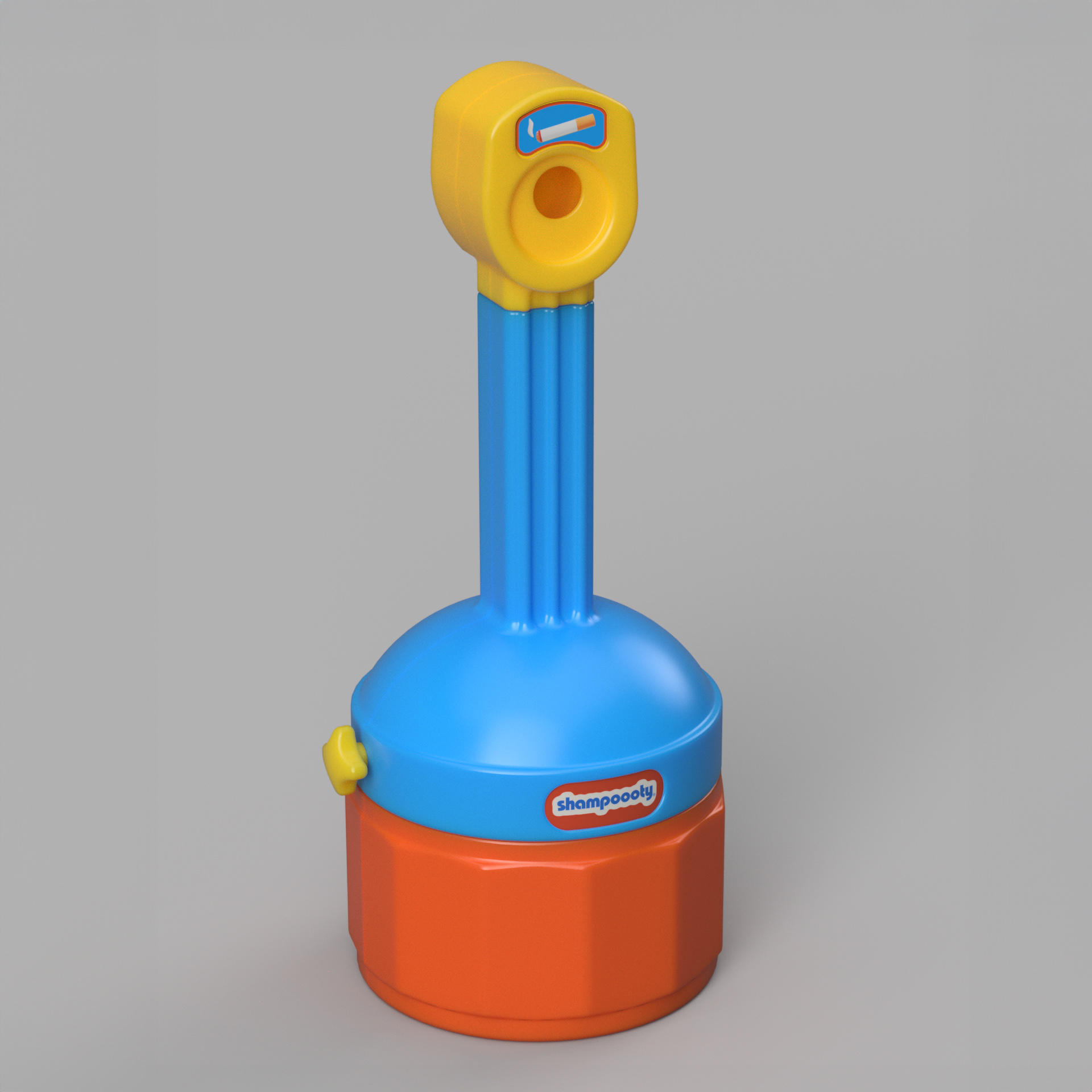Smoker's Pole,  24 x 8 x 8 in, mixed media, 2025
