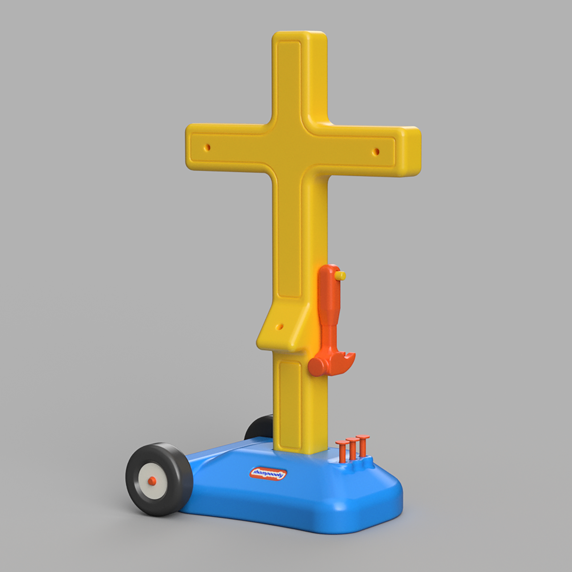 Crucifix Playset, 60 x 20 x 18 in