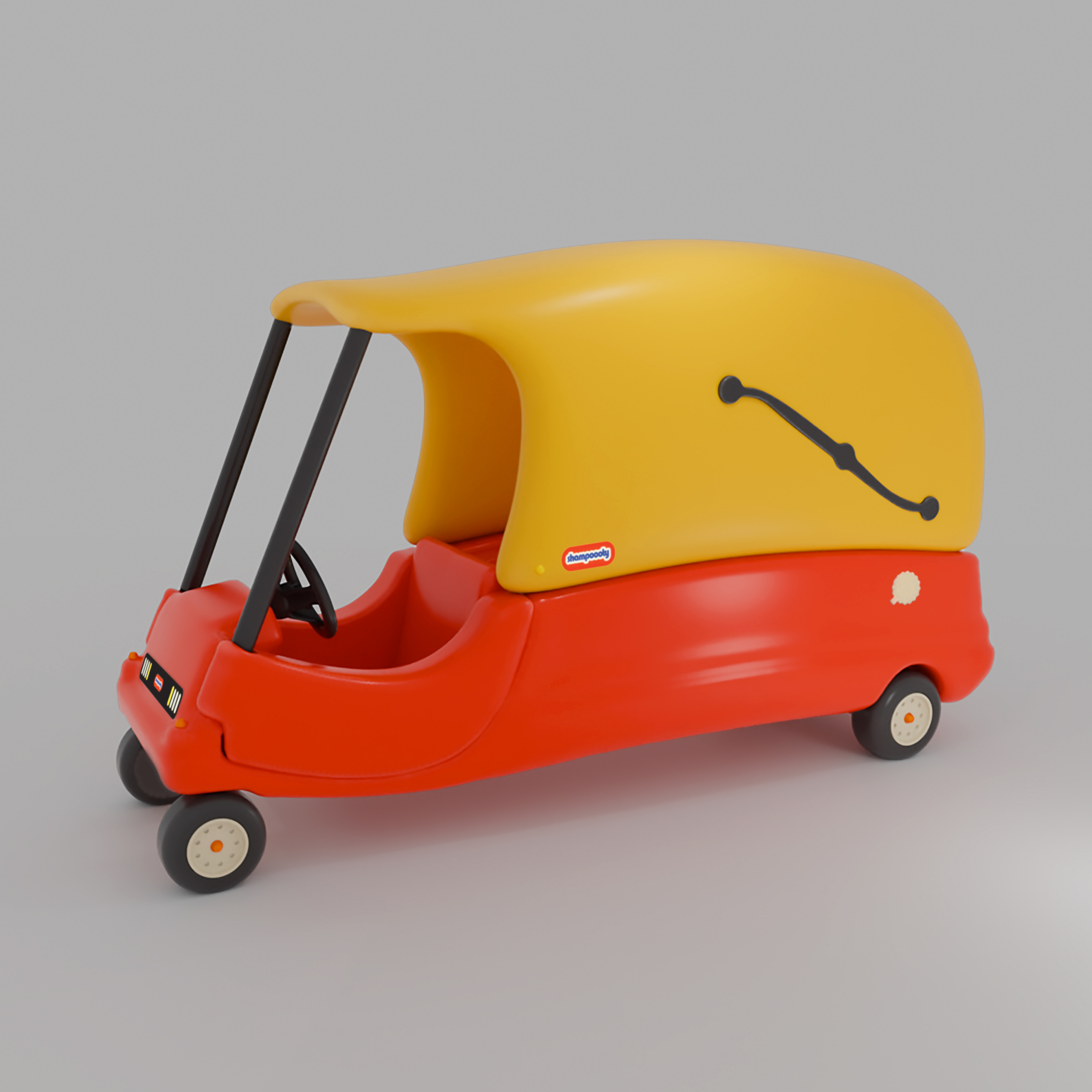Cozy Hearse (mini), 9 x 4 x 3 in