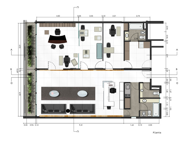 eye clinic layout