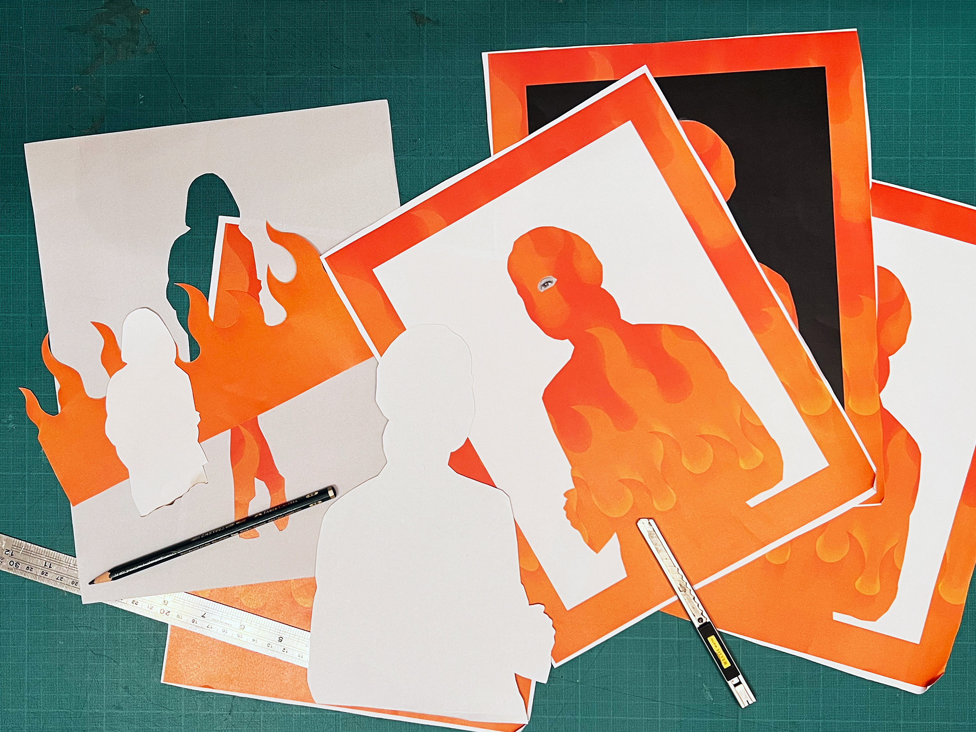 Collage process