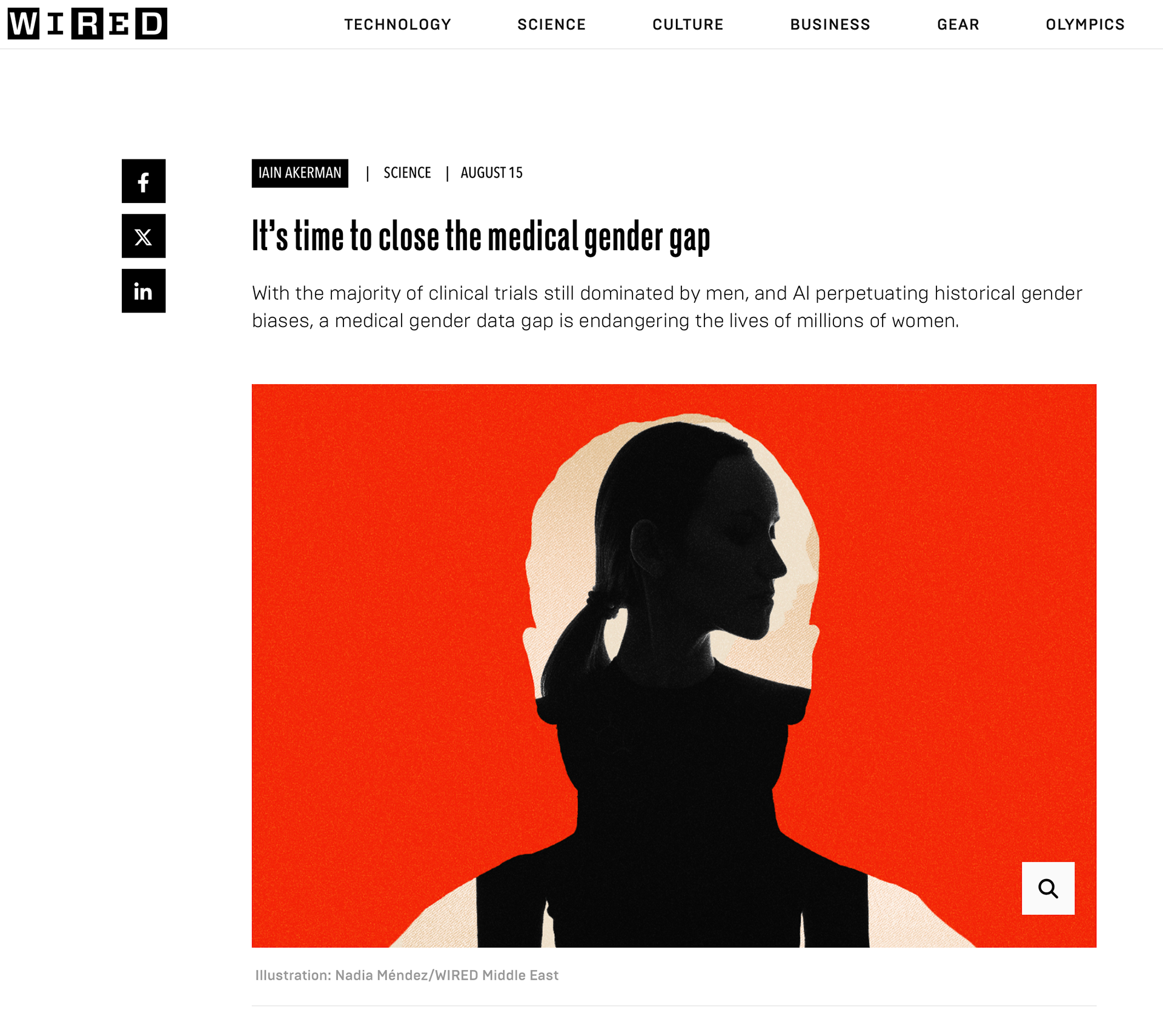 Wired ME website