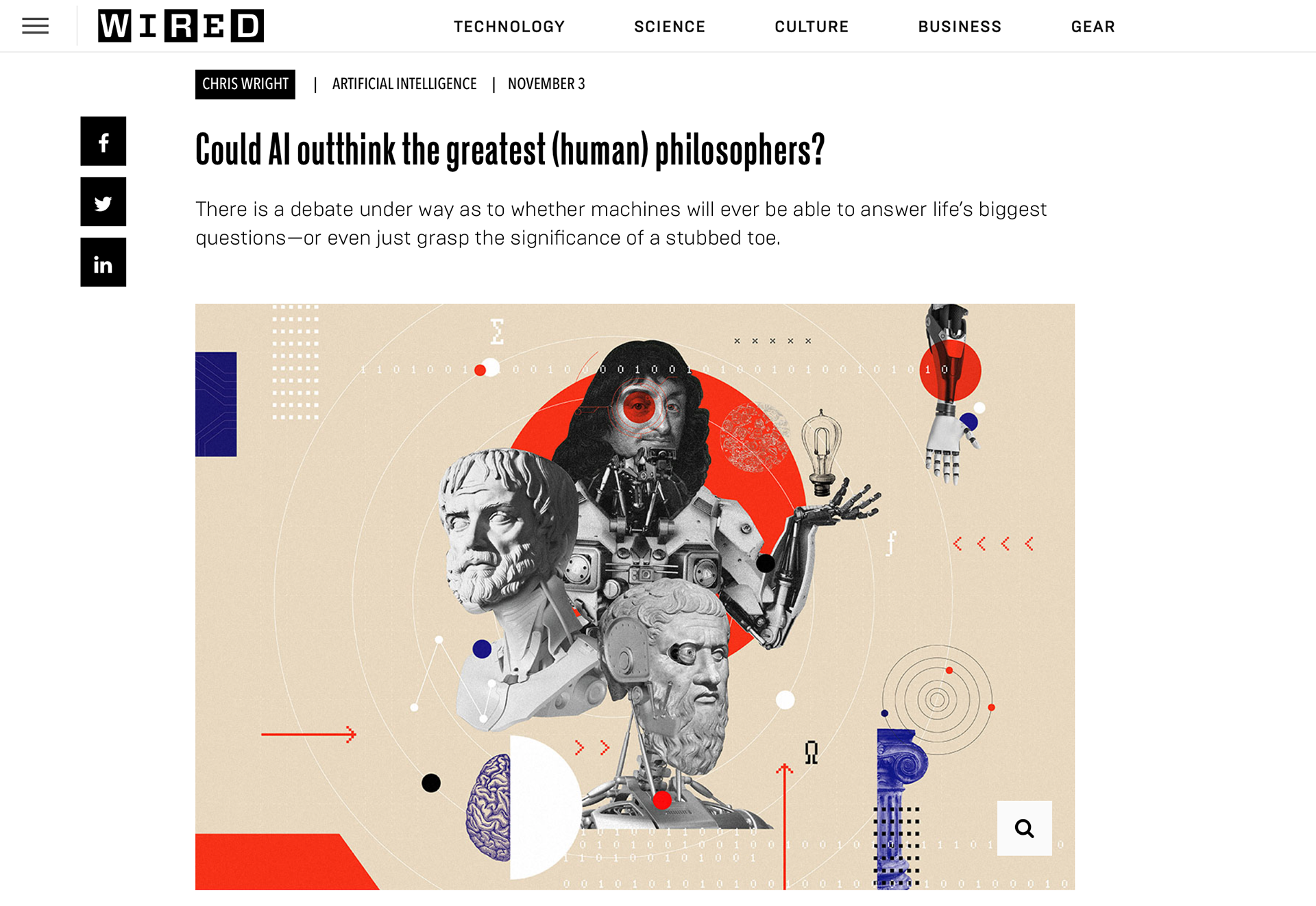 Wired ME website