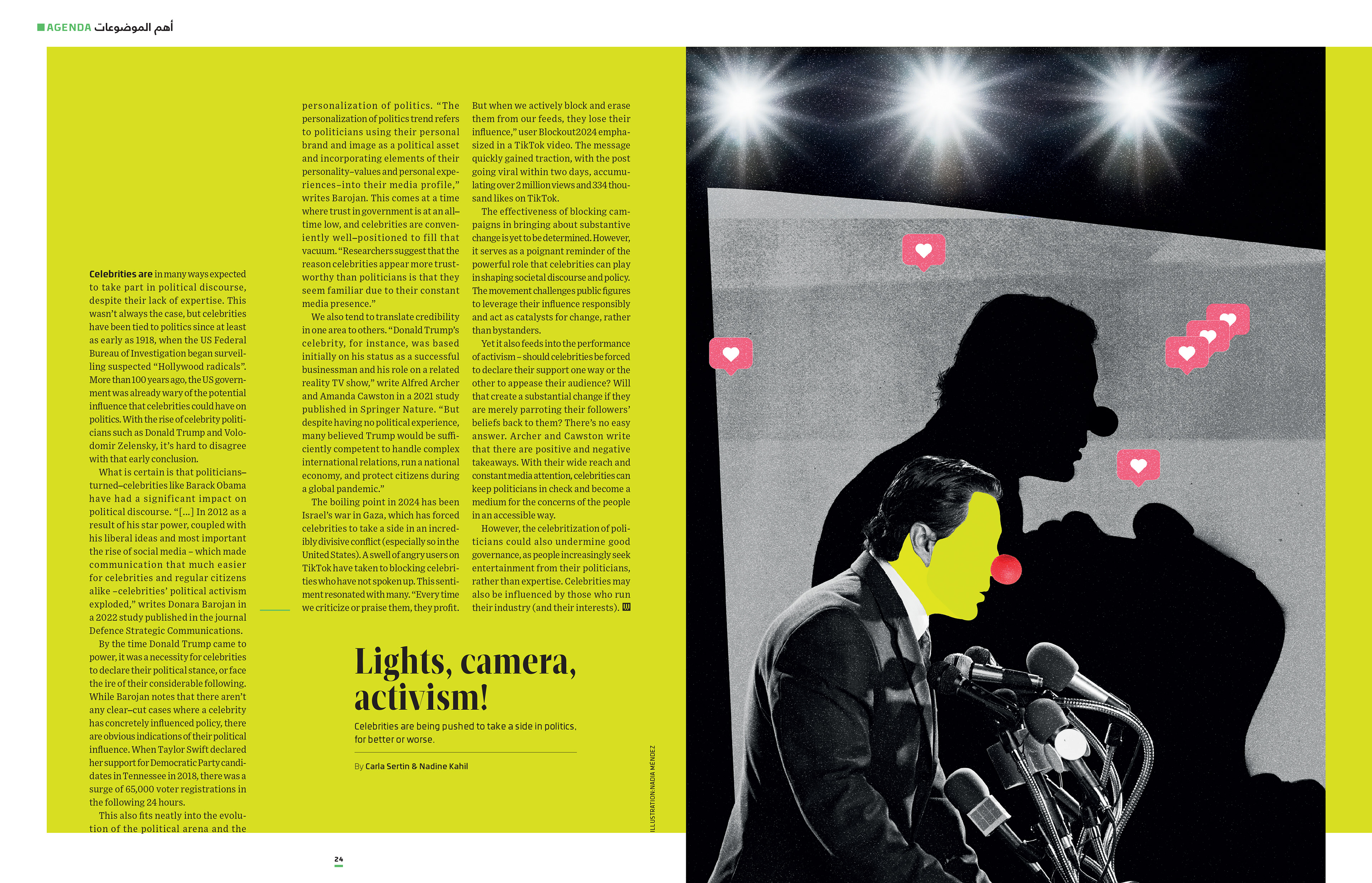 Printed magazine