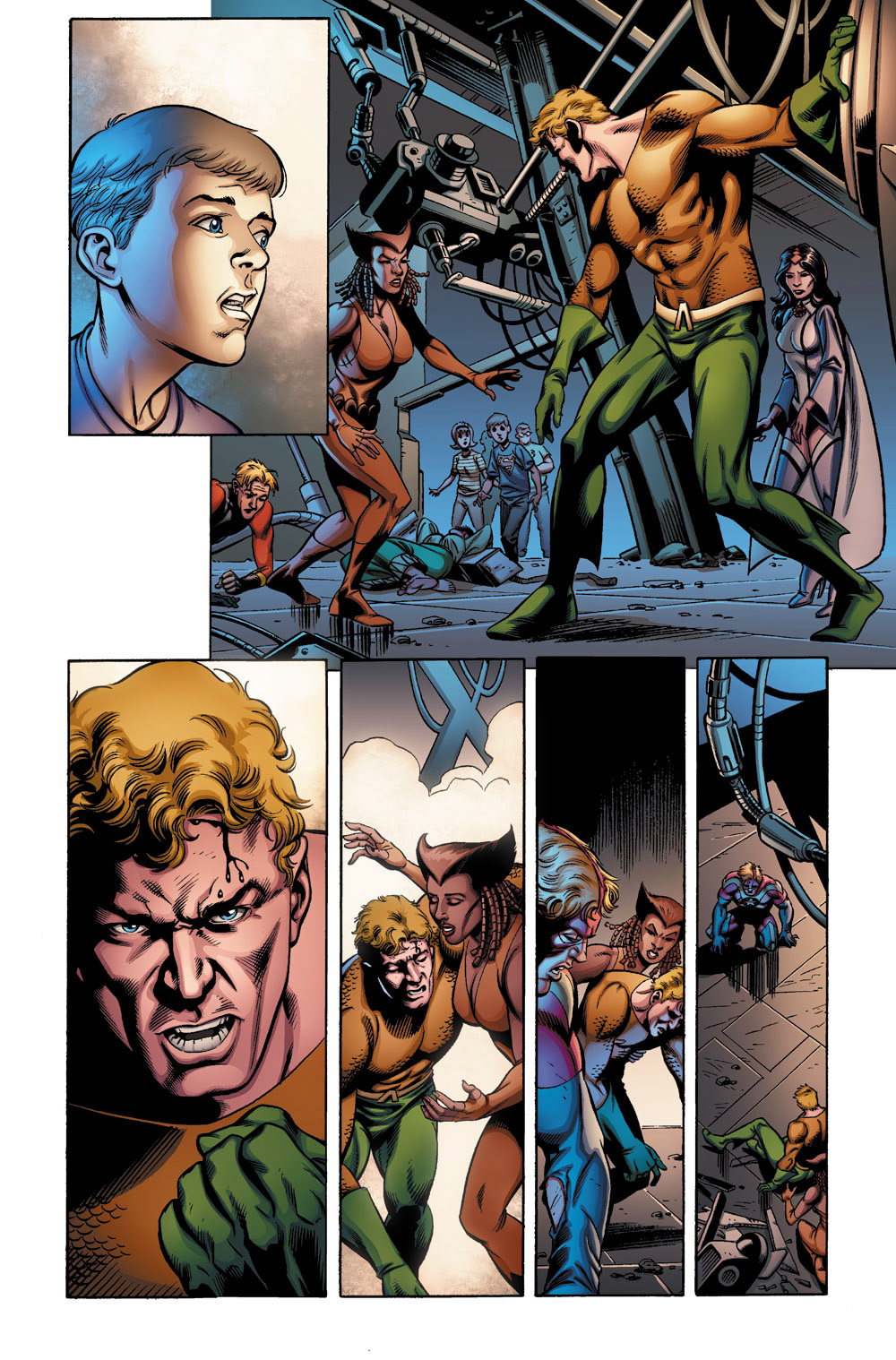 Pencils and inks: Ron Randall  Color: Carlos Badilla  Justice League of America is © and ™ by DC Comics.