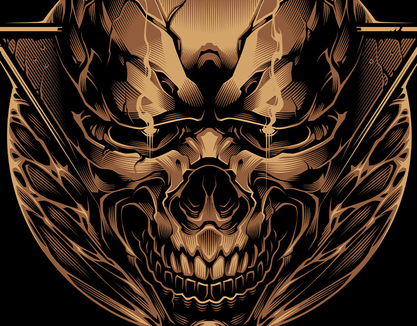 BLACKOUT BROTHER - SKULL VECTOR ART