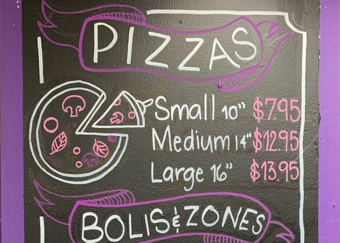Uptowne Deli Handwritten Menu