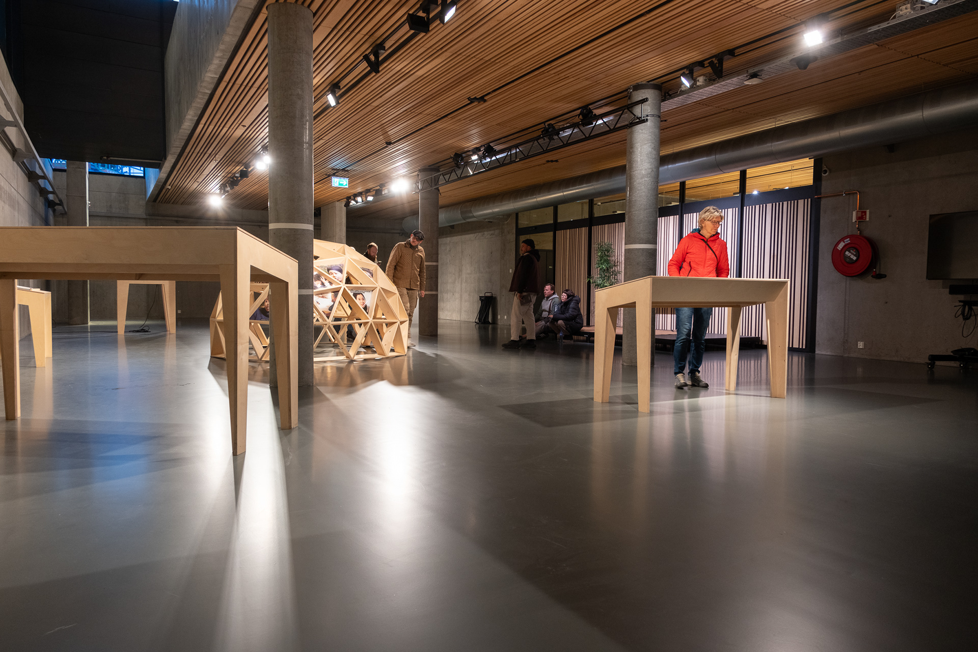Visiting Hamar Cultural Centre in Hamar town and possible exhibition areas