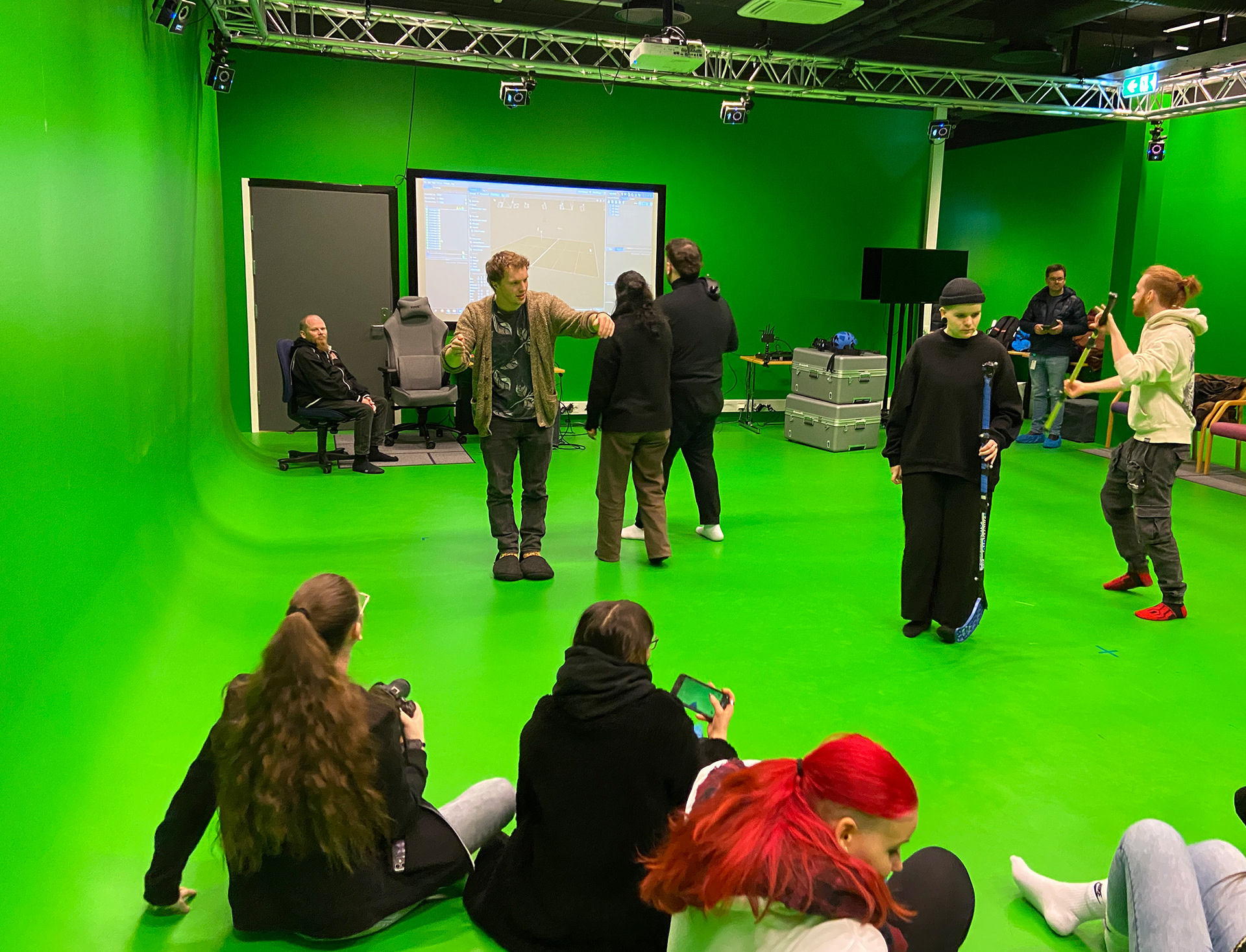 A visit to a motion cap studio.