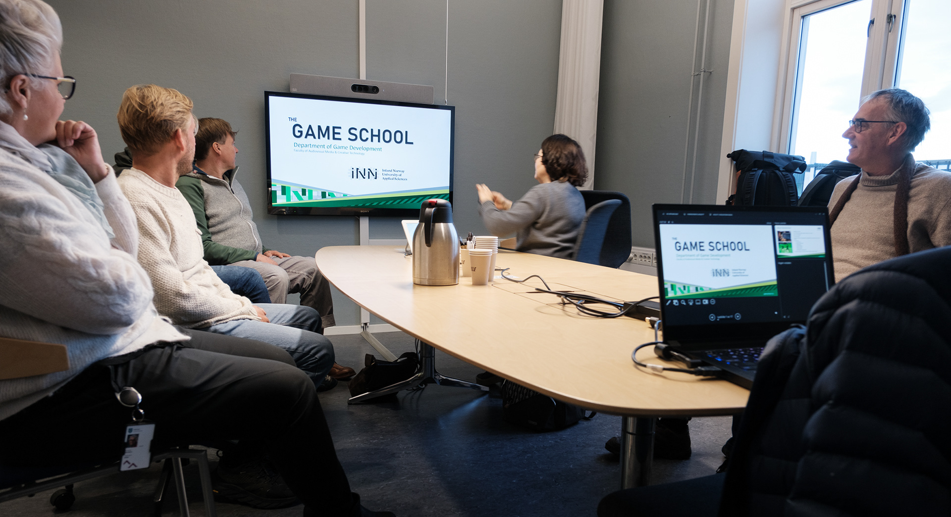 Lecture about the Game school in Hamar