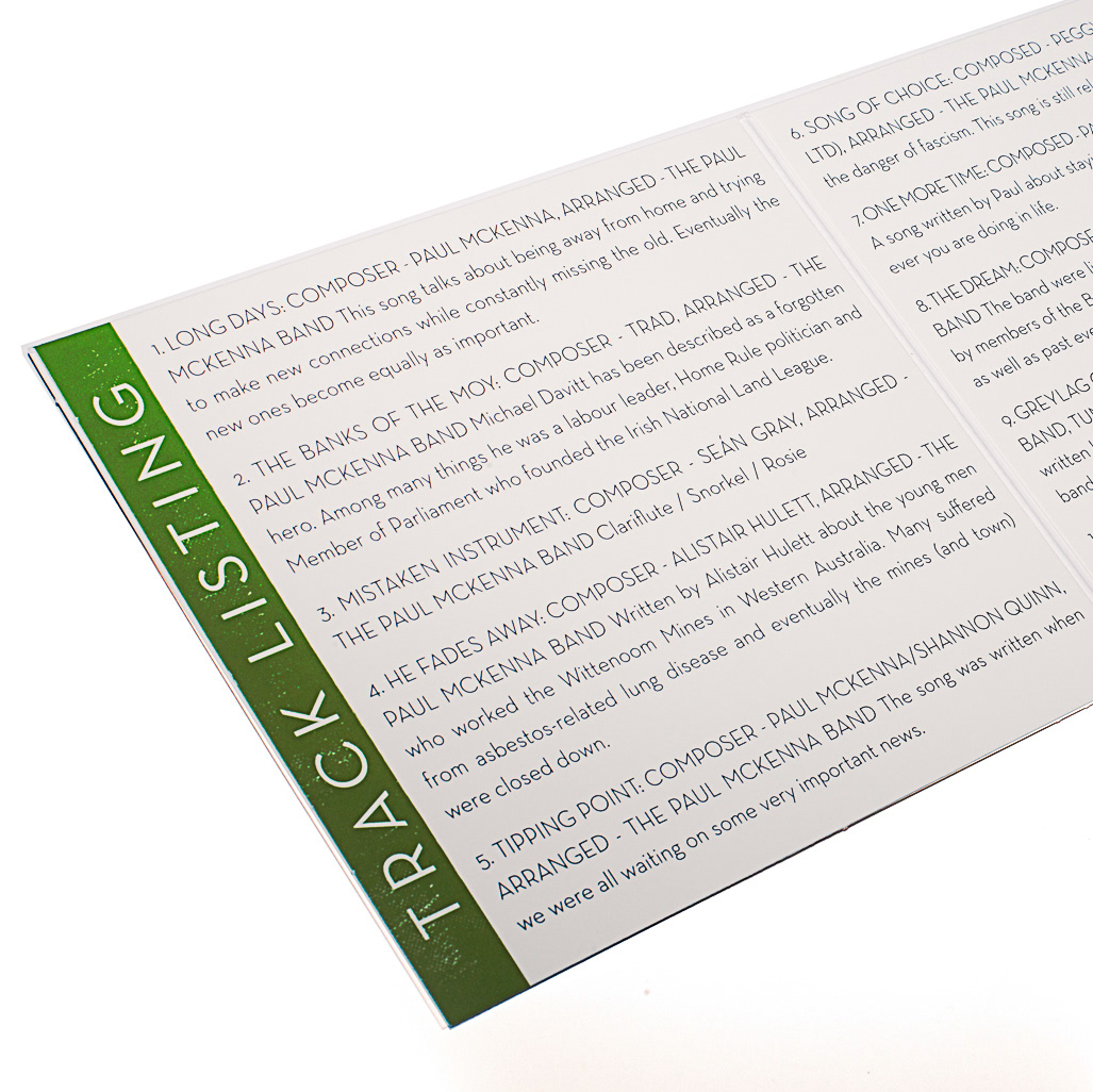 The Paul McKenna Band's "Paths That Wind."