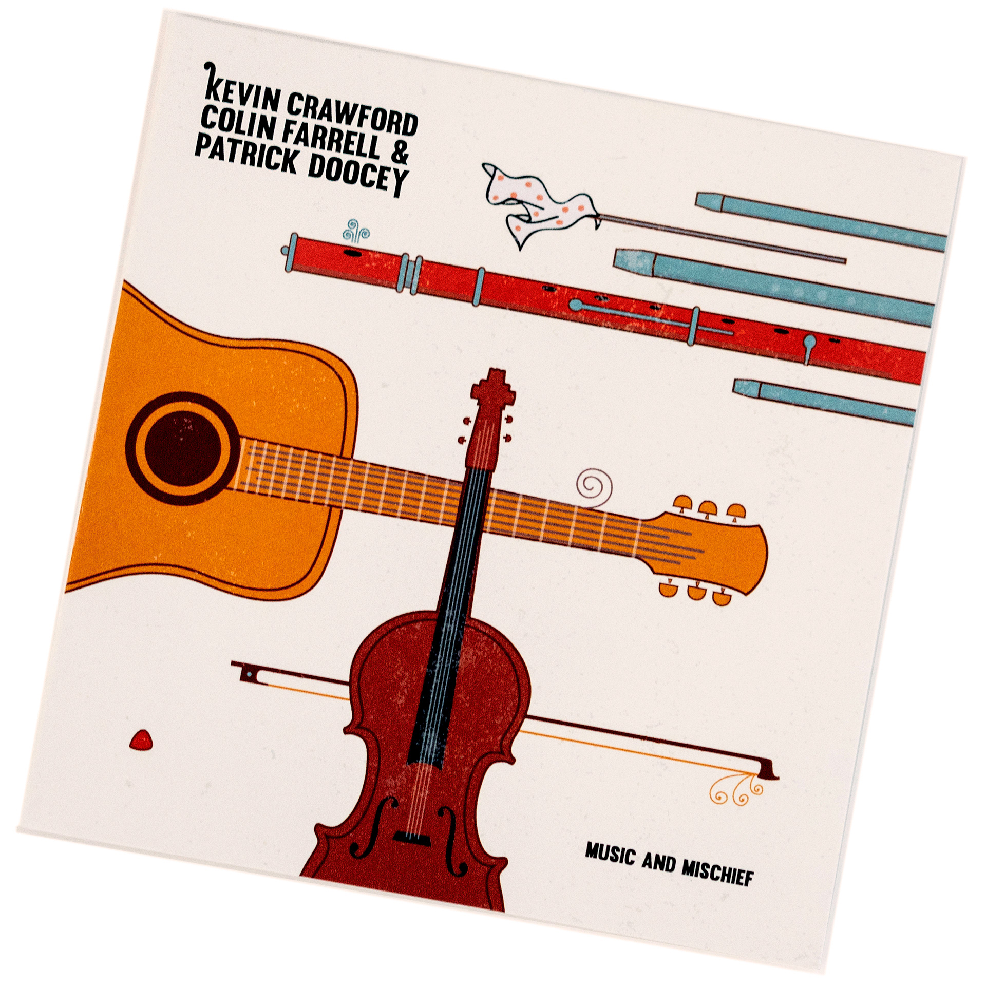 Kevin Crawford, Colin Farrell, and Patrick Doocey's "Music and Mischief." I loved adding the little details that give this design a light-hearted feel to match the detail, and the cast of characters involved.