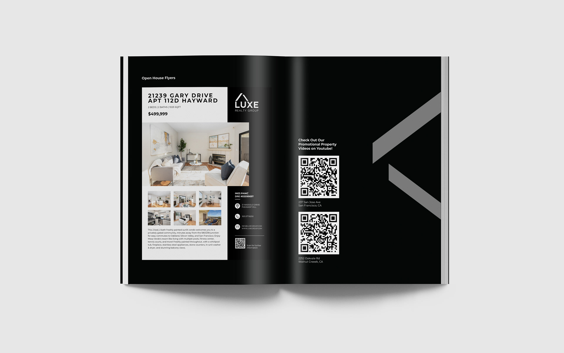 marketing flyers and property qr codes
