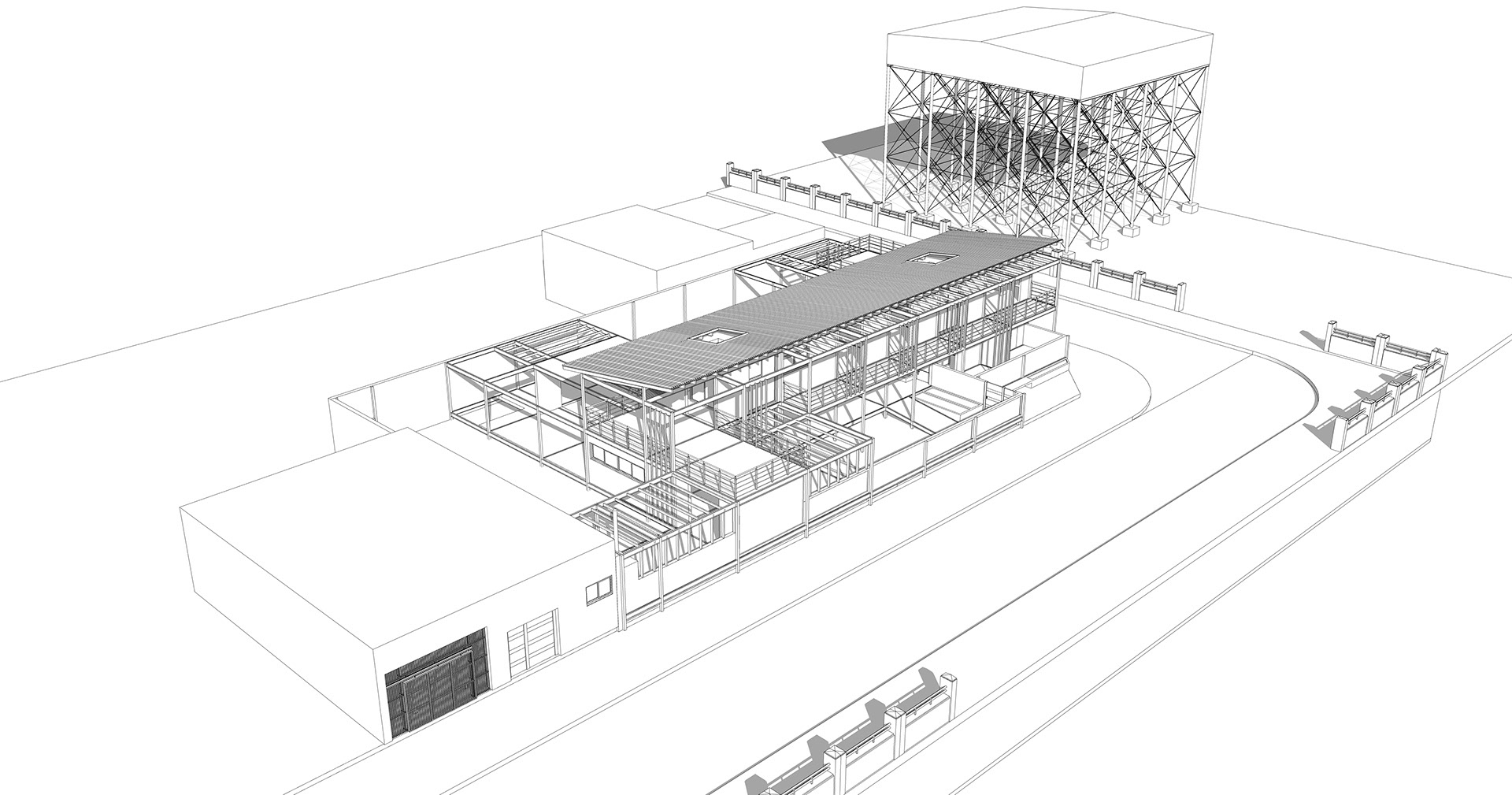 Viviendas Agrupadas Corrientes - Modelado 3D