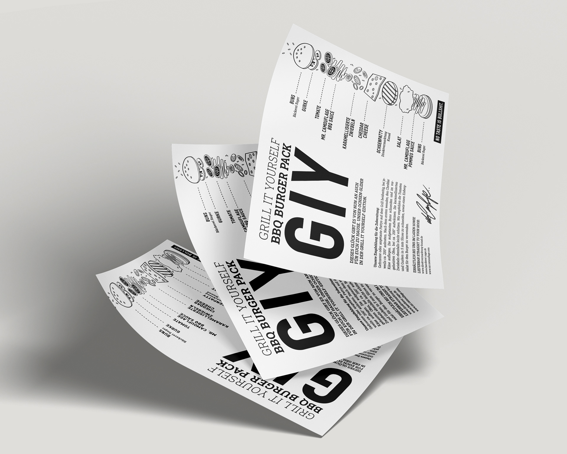 MRC - Grill it yourself Kampagne (Flugblatt)