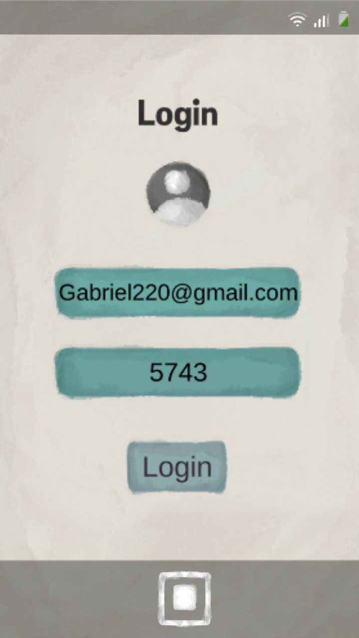 Mails application: Login