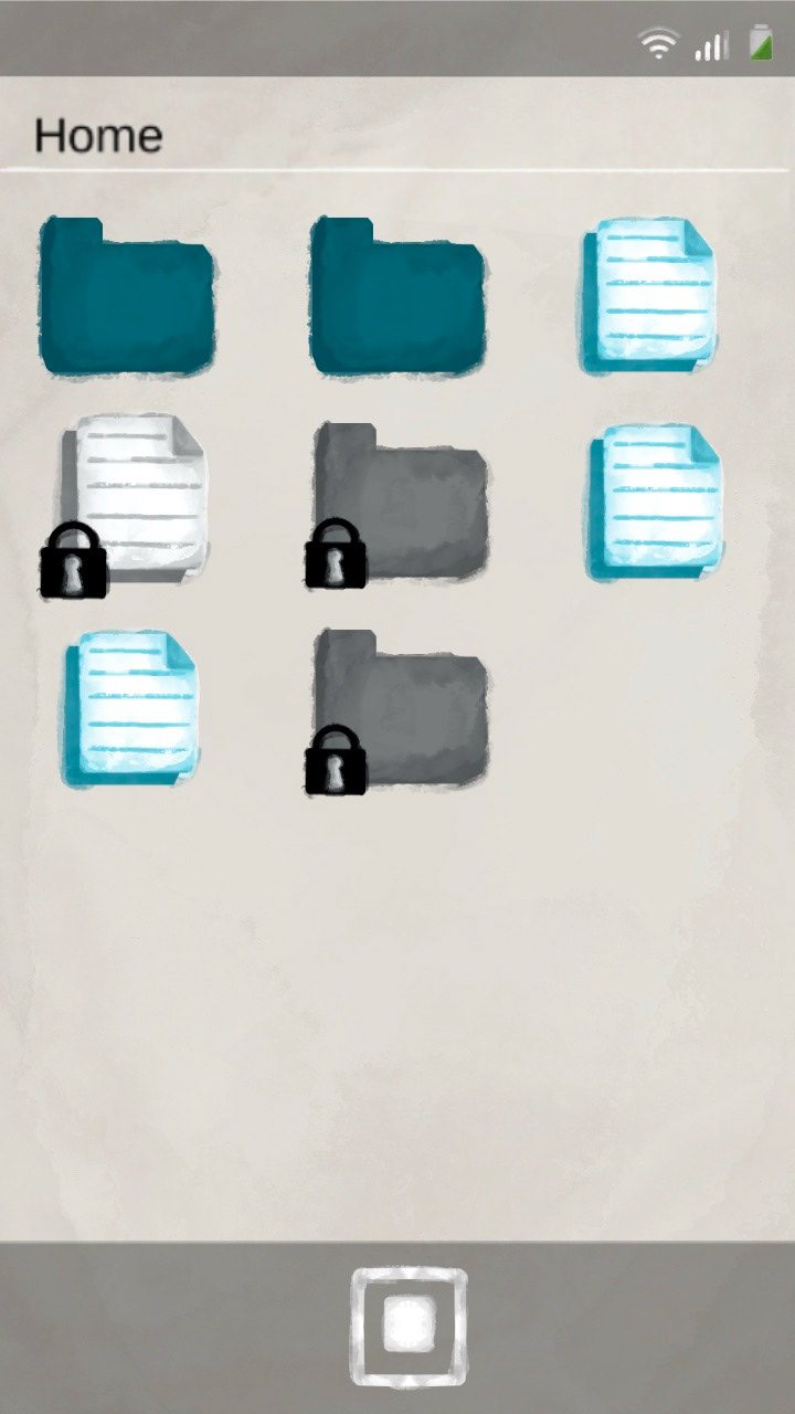 Application Fichiers : Home
