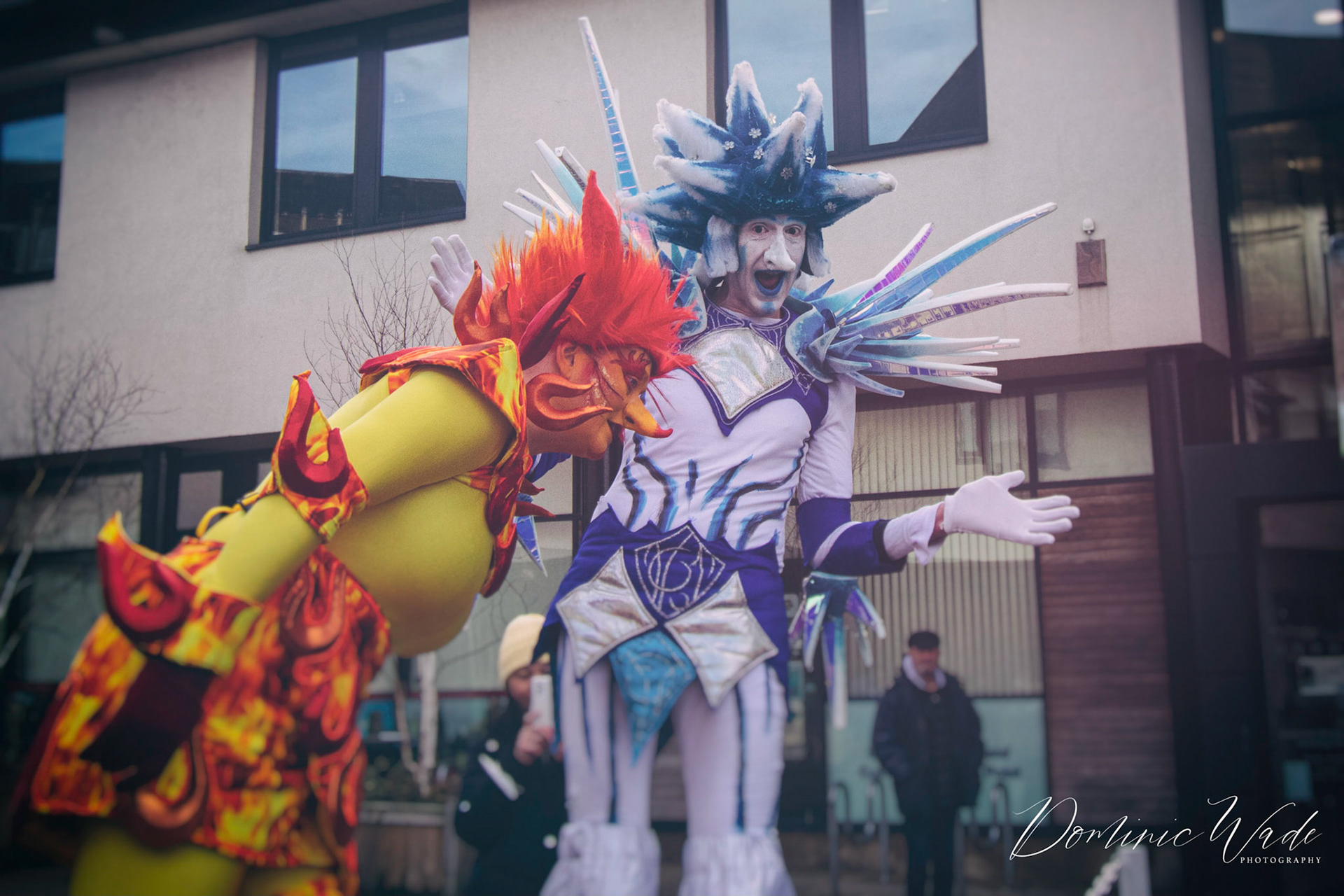 Taken at the Fire and Ice Festival.