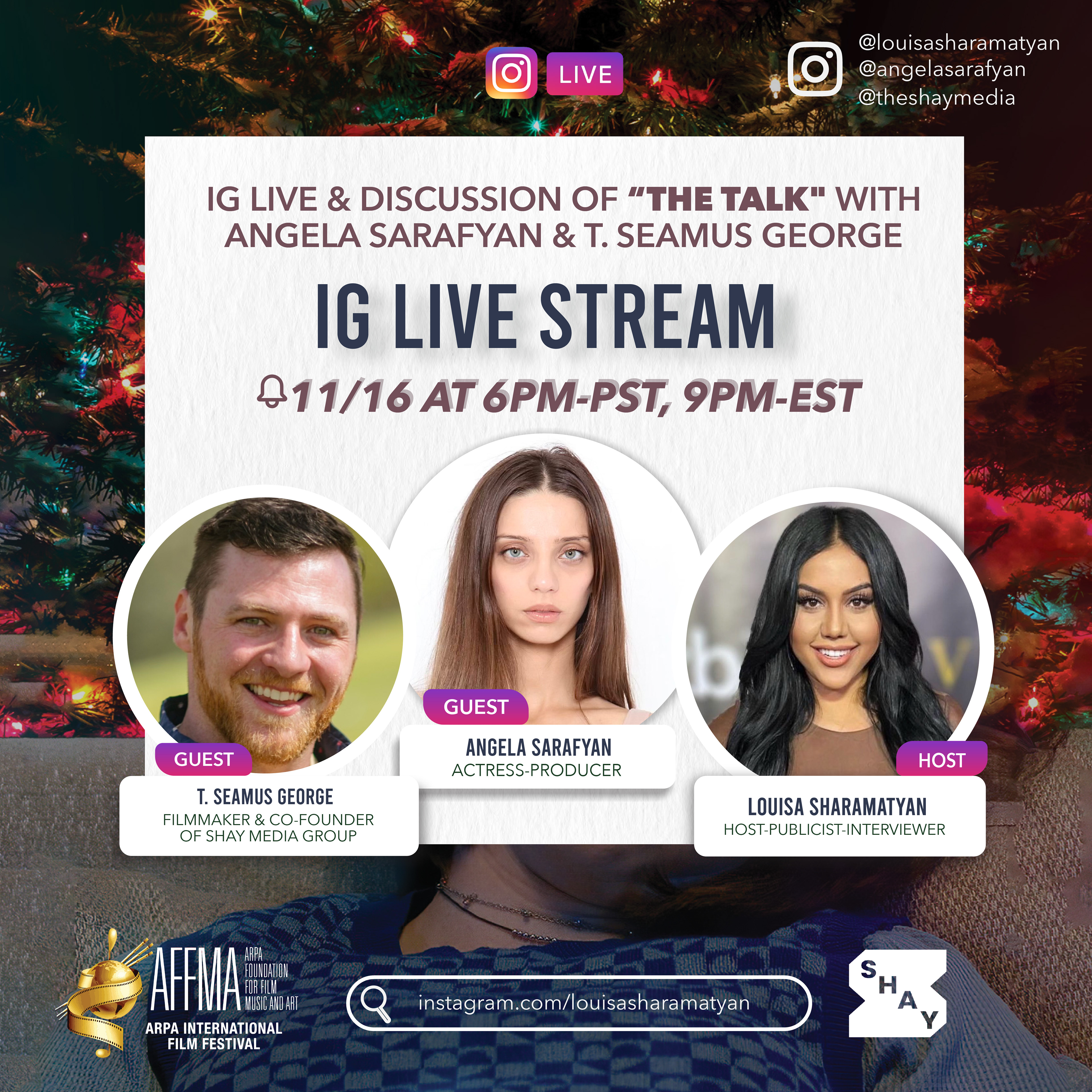 IG Live stream announcement post