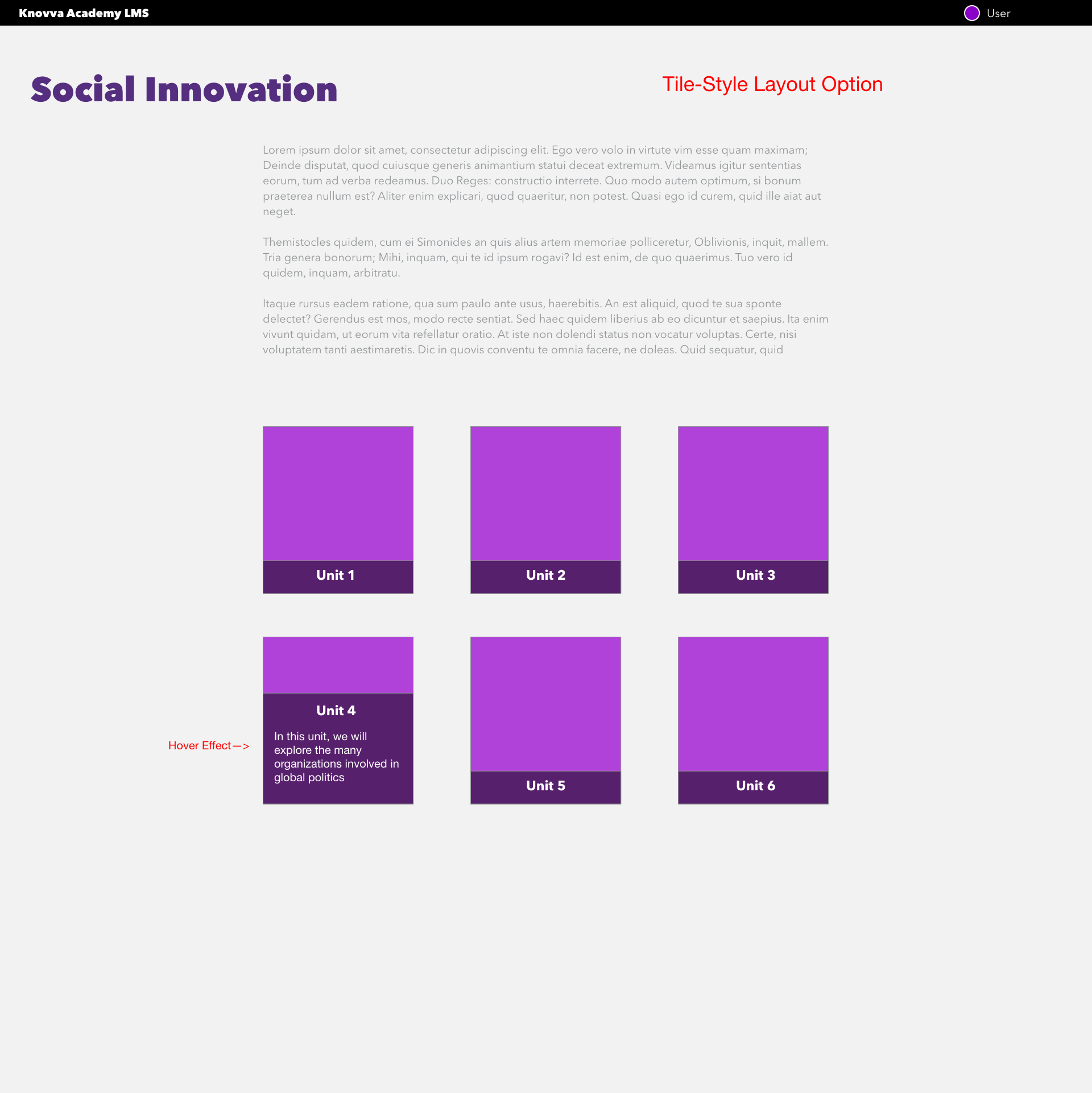 Design mockup