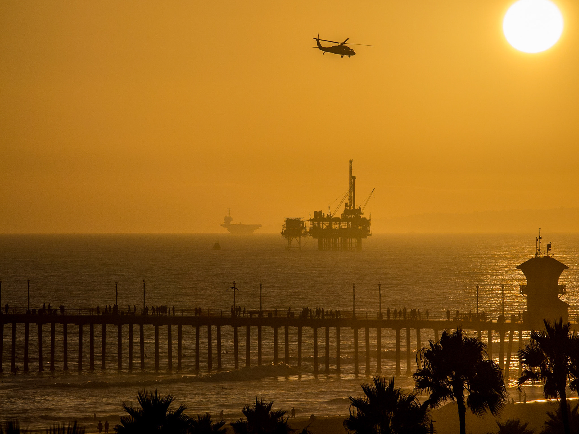 Huntington Beach, Los Angeles, California. United States of America. August 2014.