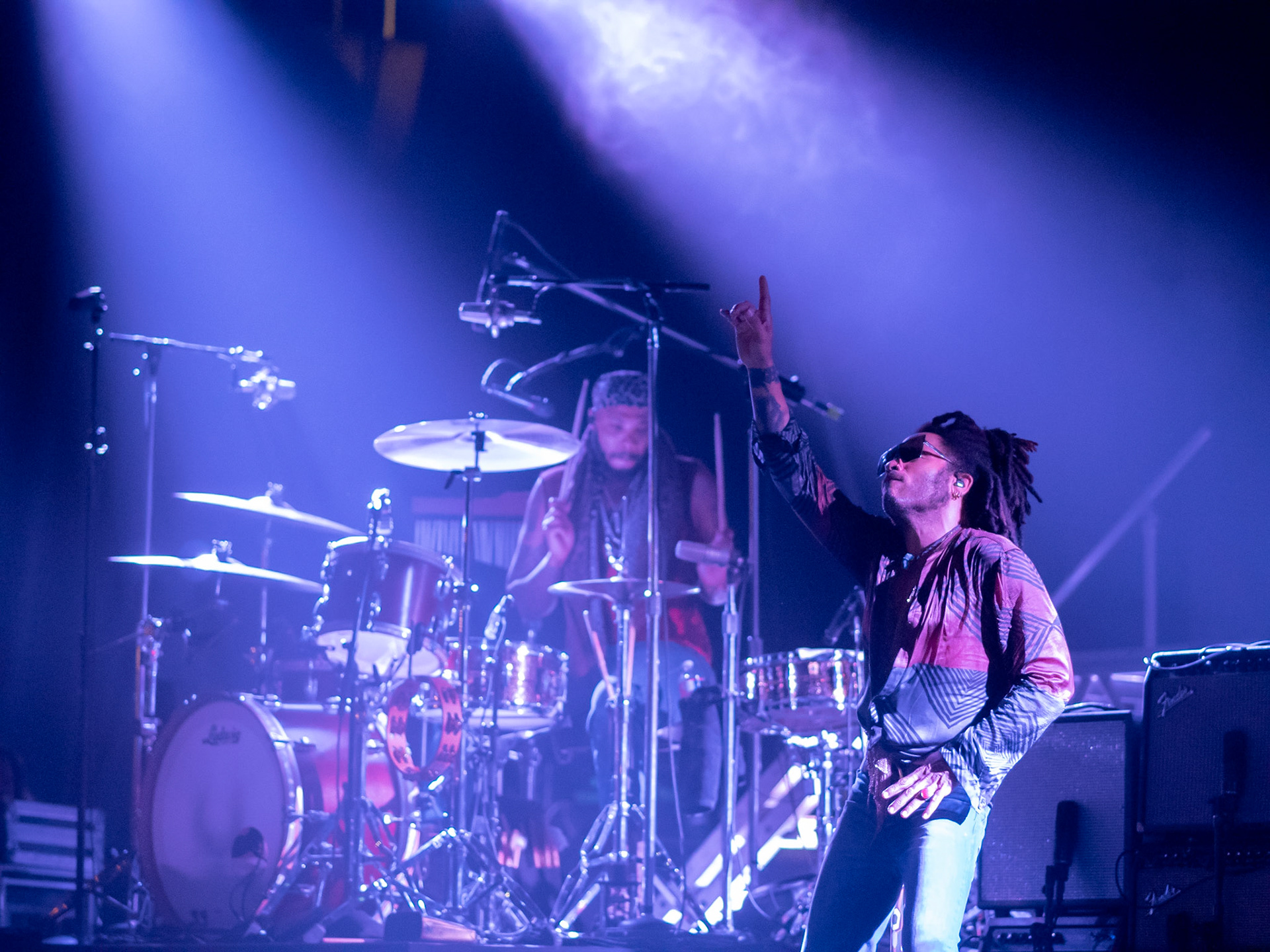 Lenny Kravitz at the AT&T Business Summit, The Bomb Factory, Dallas on November 5th, 2019.