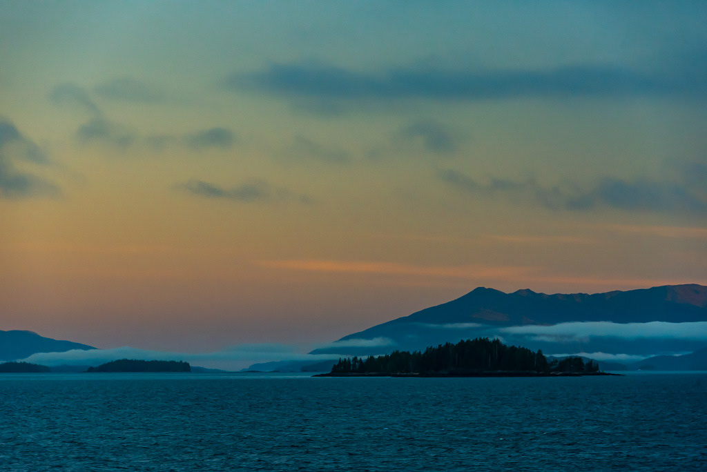Sunrise Colors in the Inside Passage