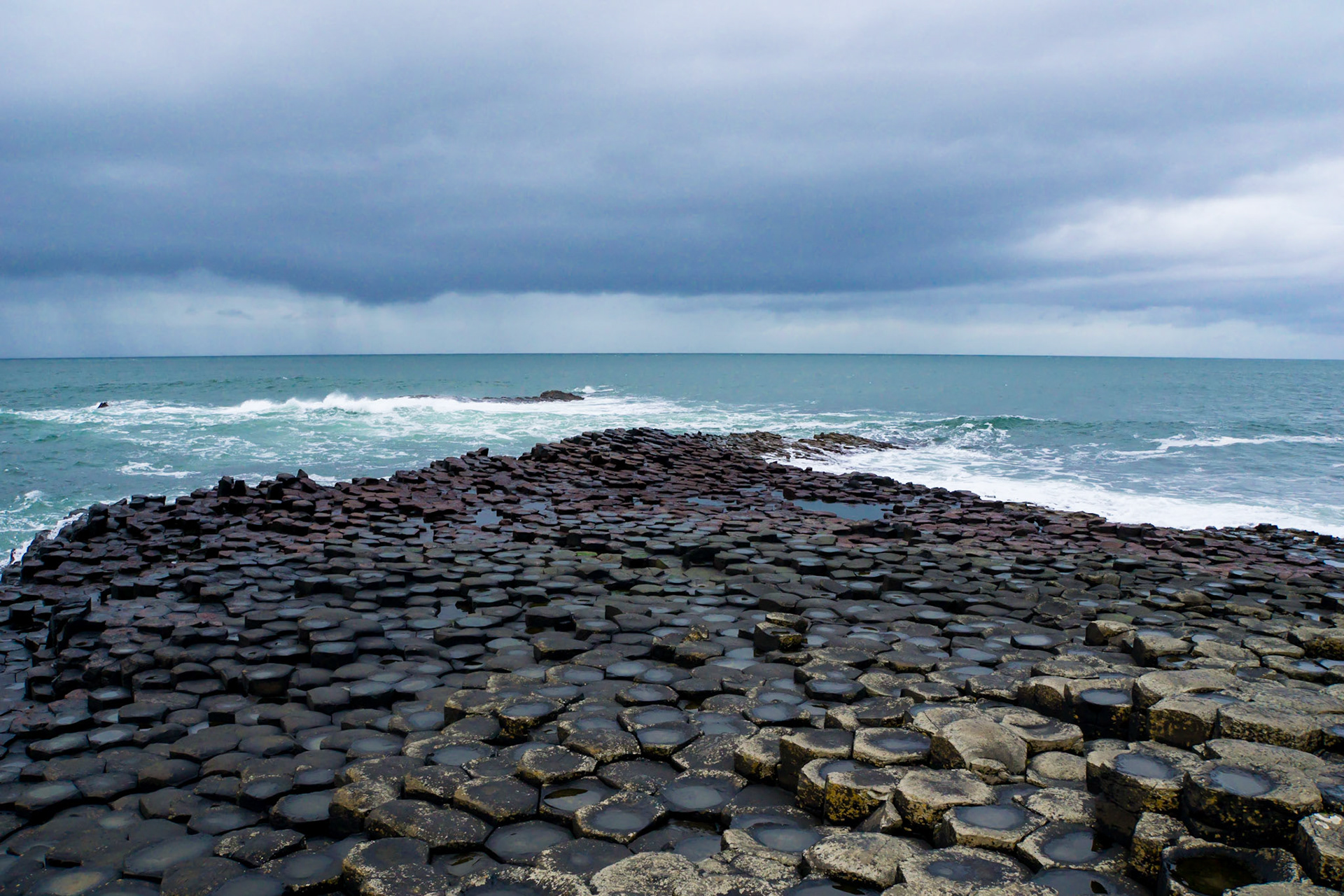 Storm Approaching Giant's Causeway